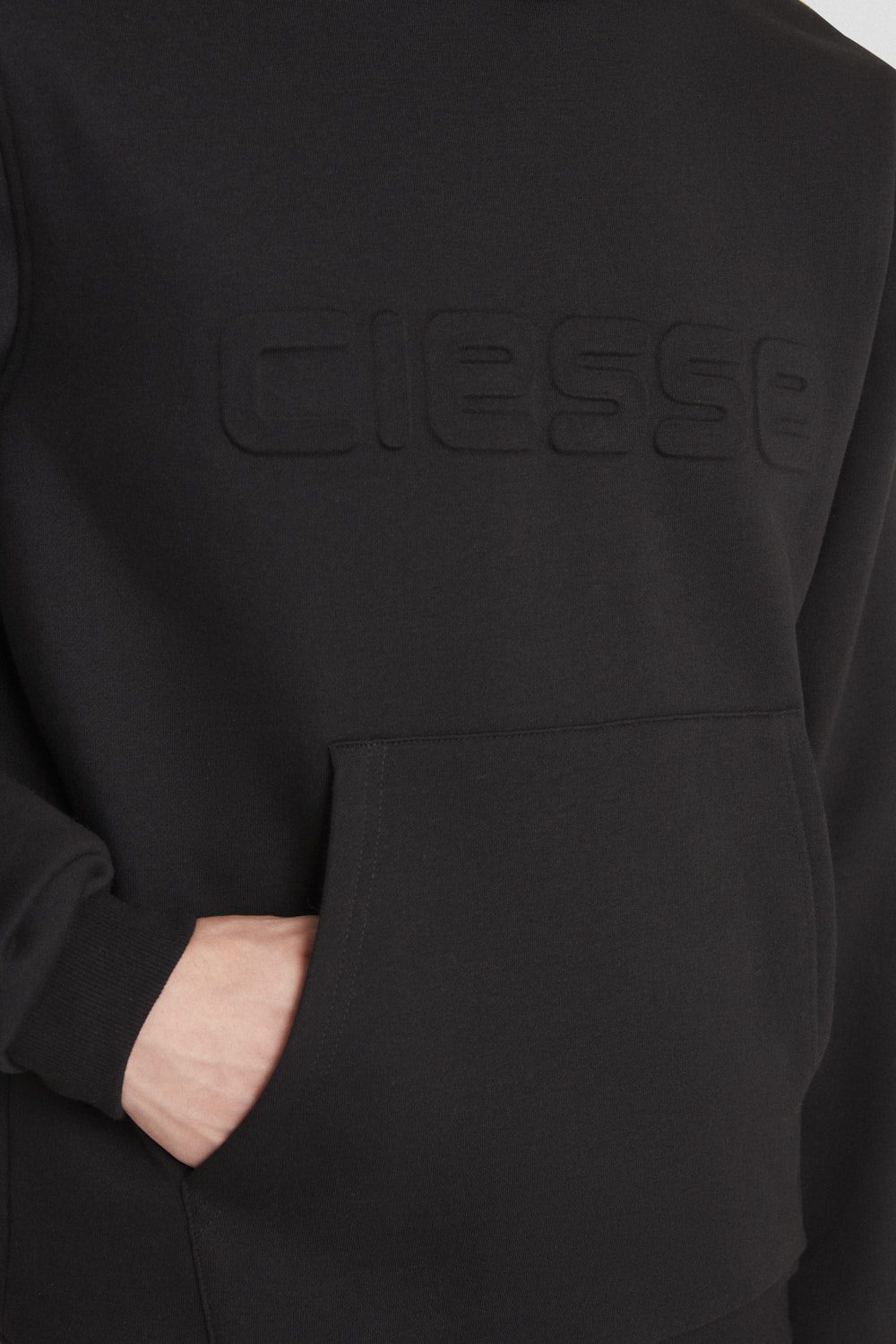 ciesse-hoodie-schwarz-logo-relief-k-ngurutasche image 3