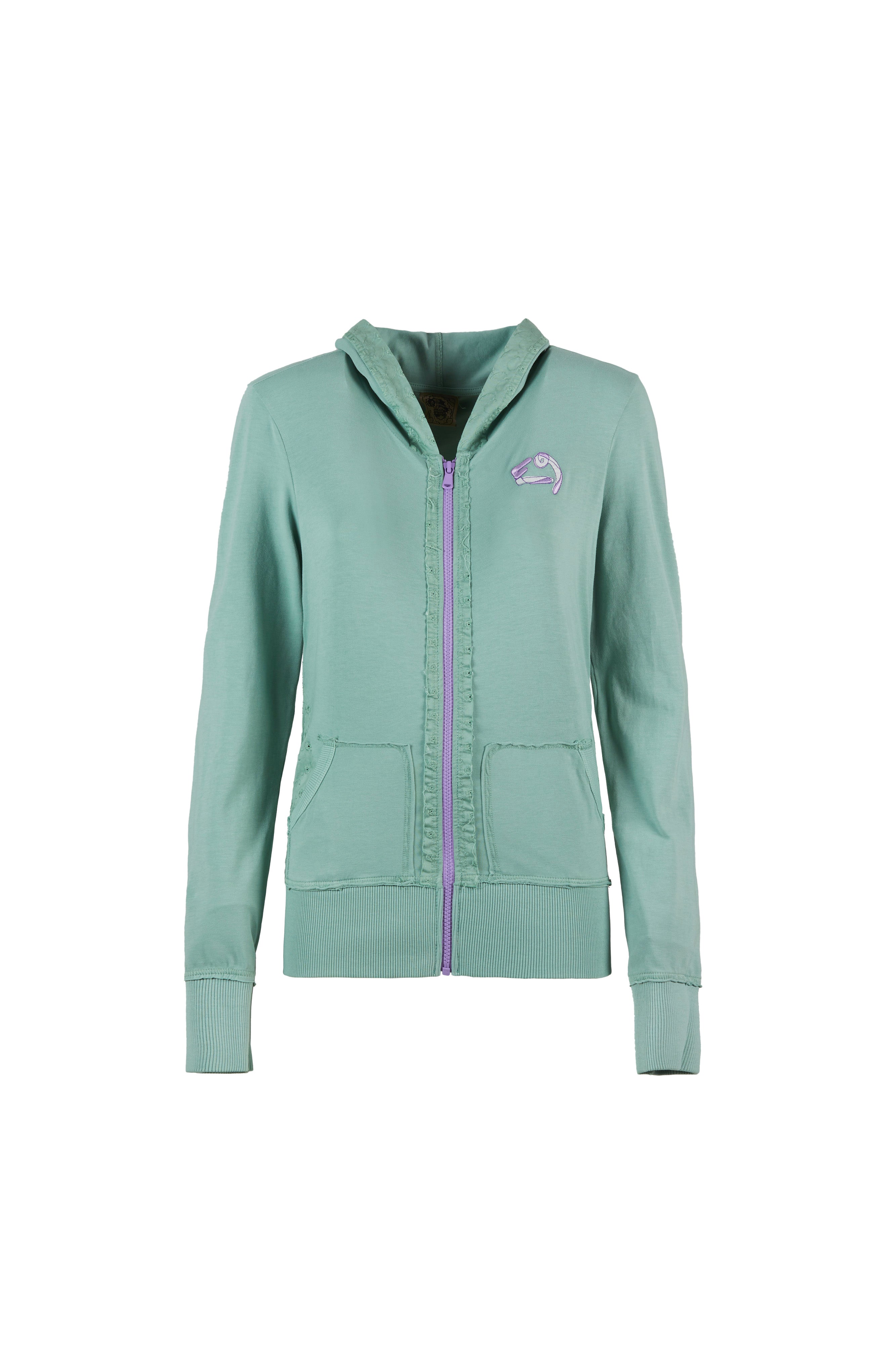 e9-frida-hoodie-damen-apatite-bio-baumwolle-spitze image 4