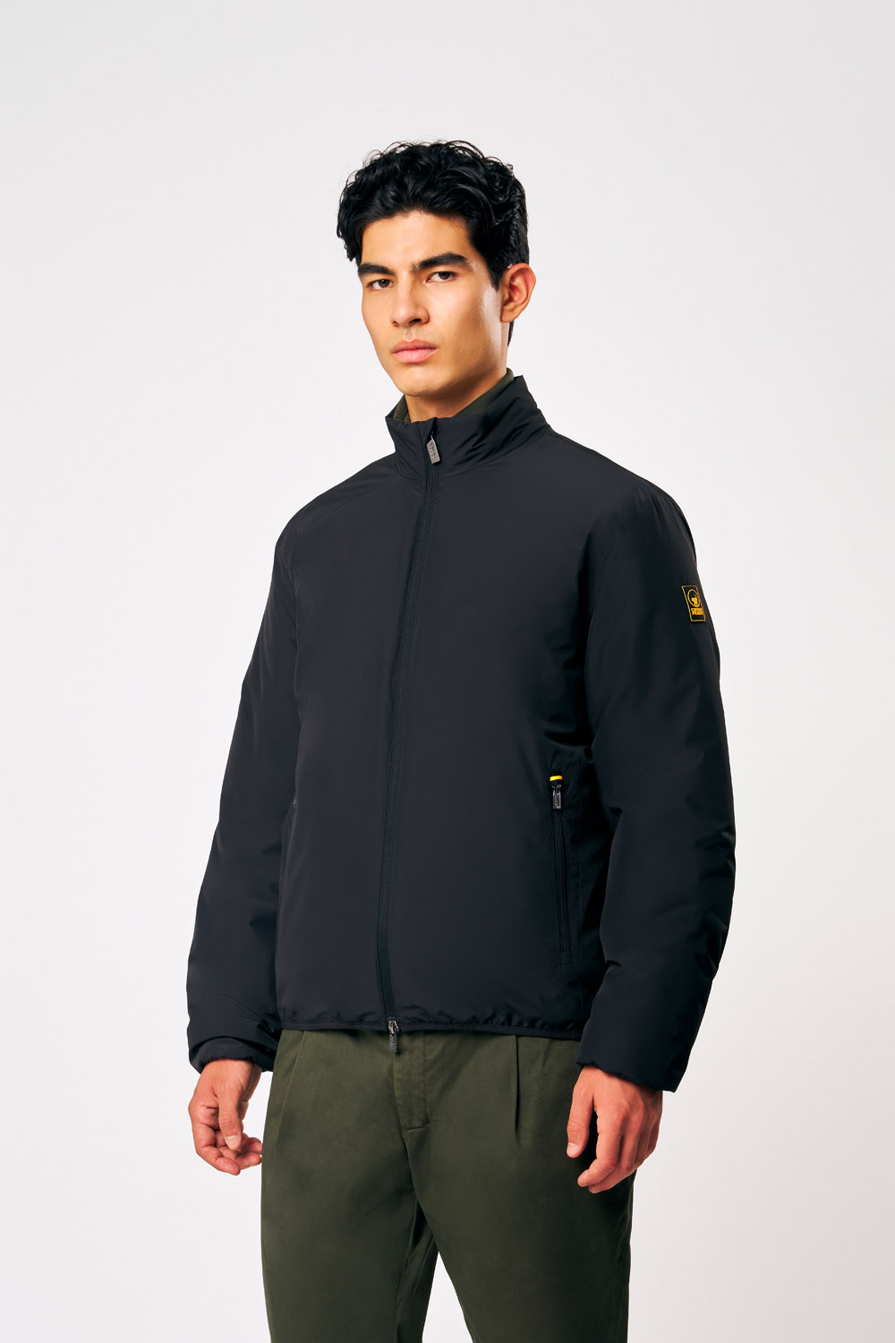 ciesse-outdoor-titano-bikerjacke-schwarz-wattiert-herren image 1