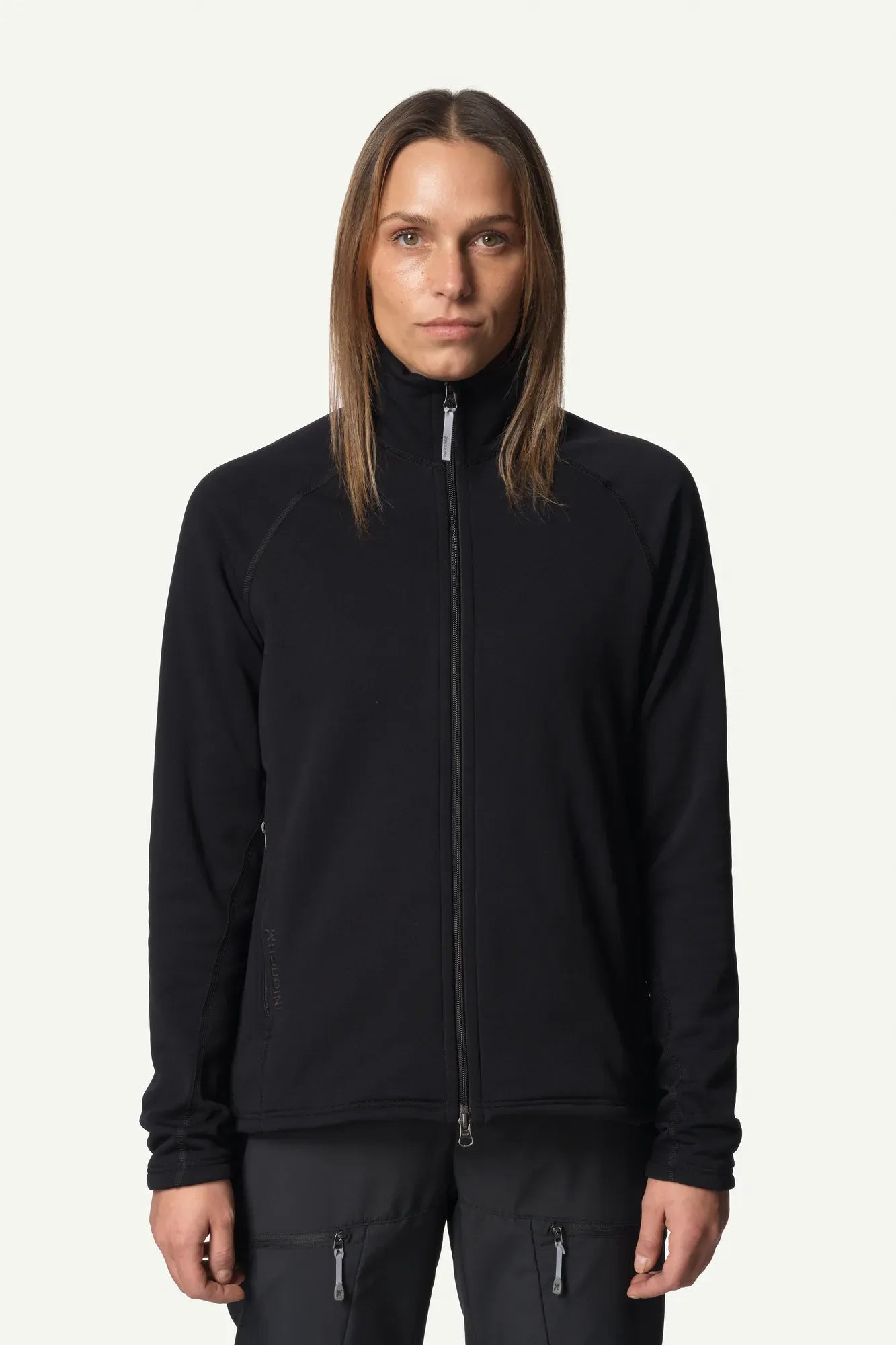 houdini-power-up-jacket-damen-true-black-fleece-leicht image 8