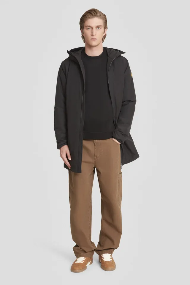 ciesse-outdoor-winterjacke-lang-schwarz-kapuze-dwr image 1