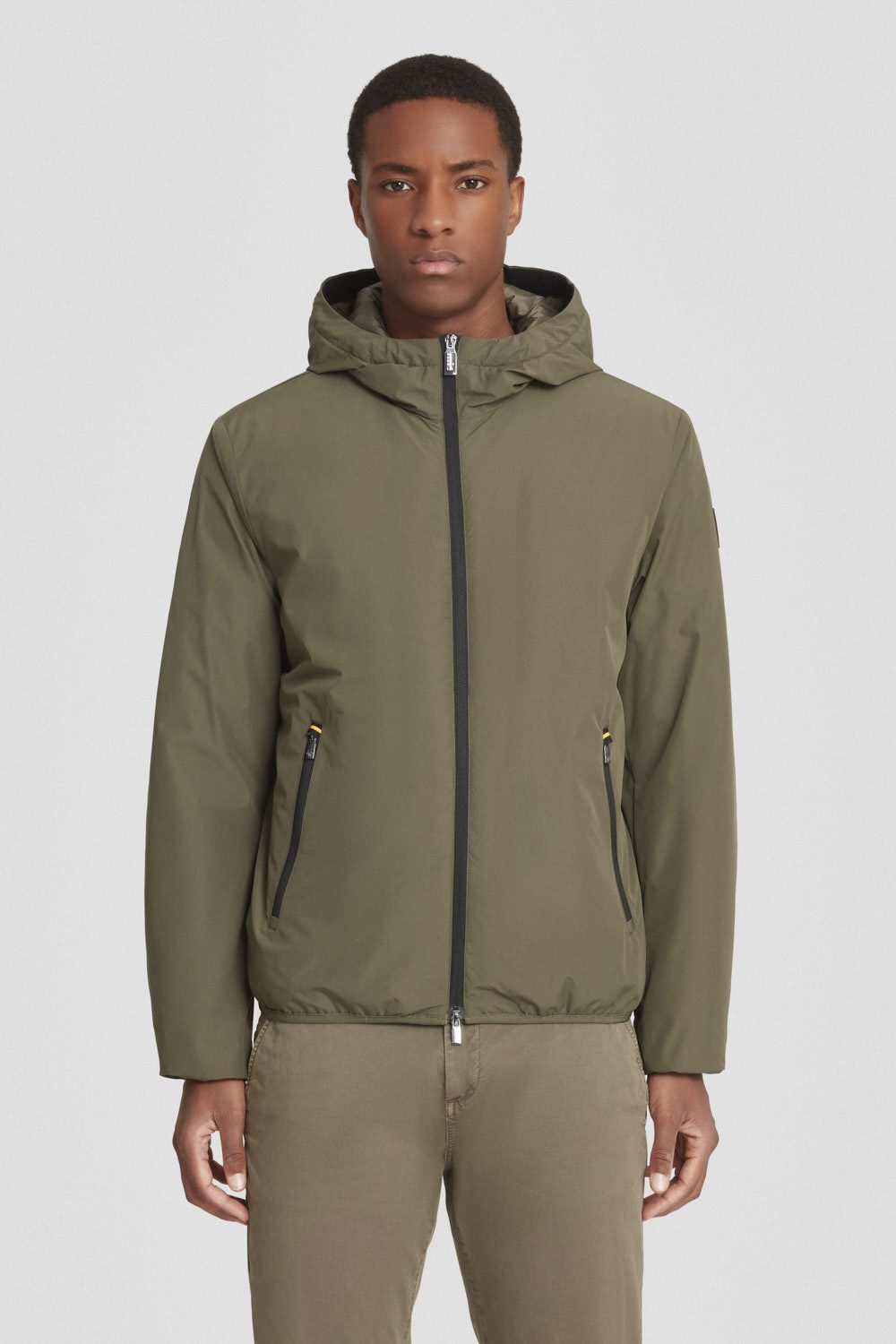ciesse-outdoor-winterjacke-oliv-gef-ttert-kapuze image 2