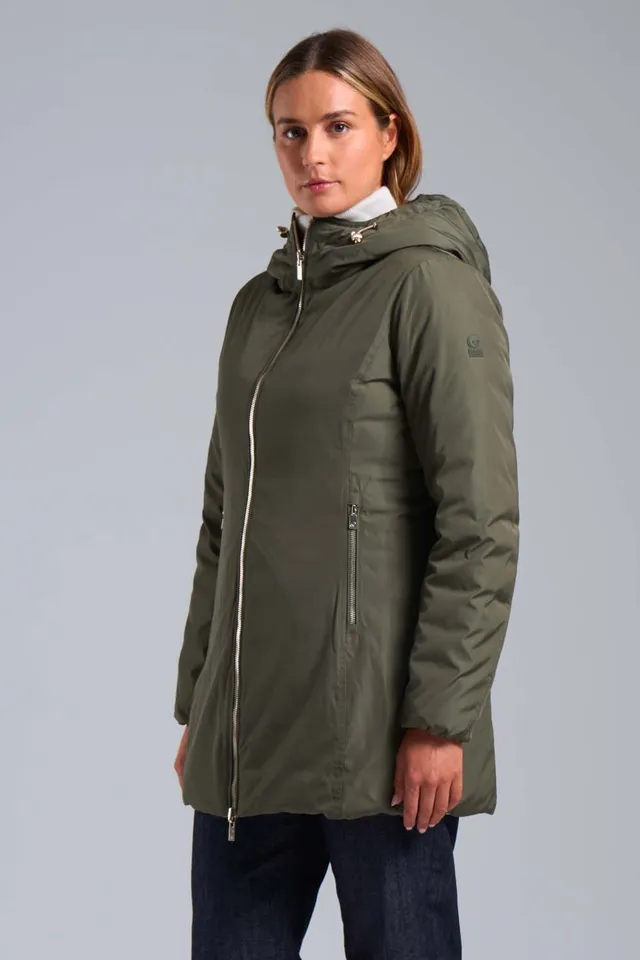 ciesse-outdoor-kalie-daunenmantel-lang-reversibel-milit-rgr-n-800 image 1