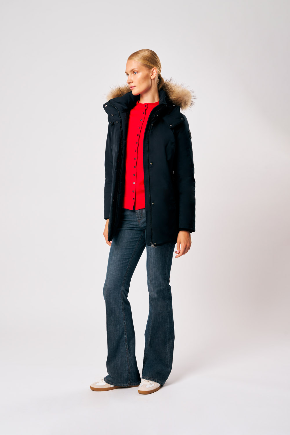 ciesse-outdoor-luana-winterparka-damen-schwarz-kapuze image 2