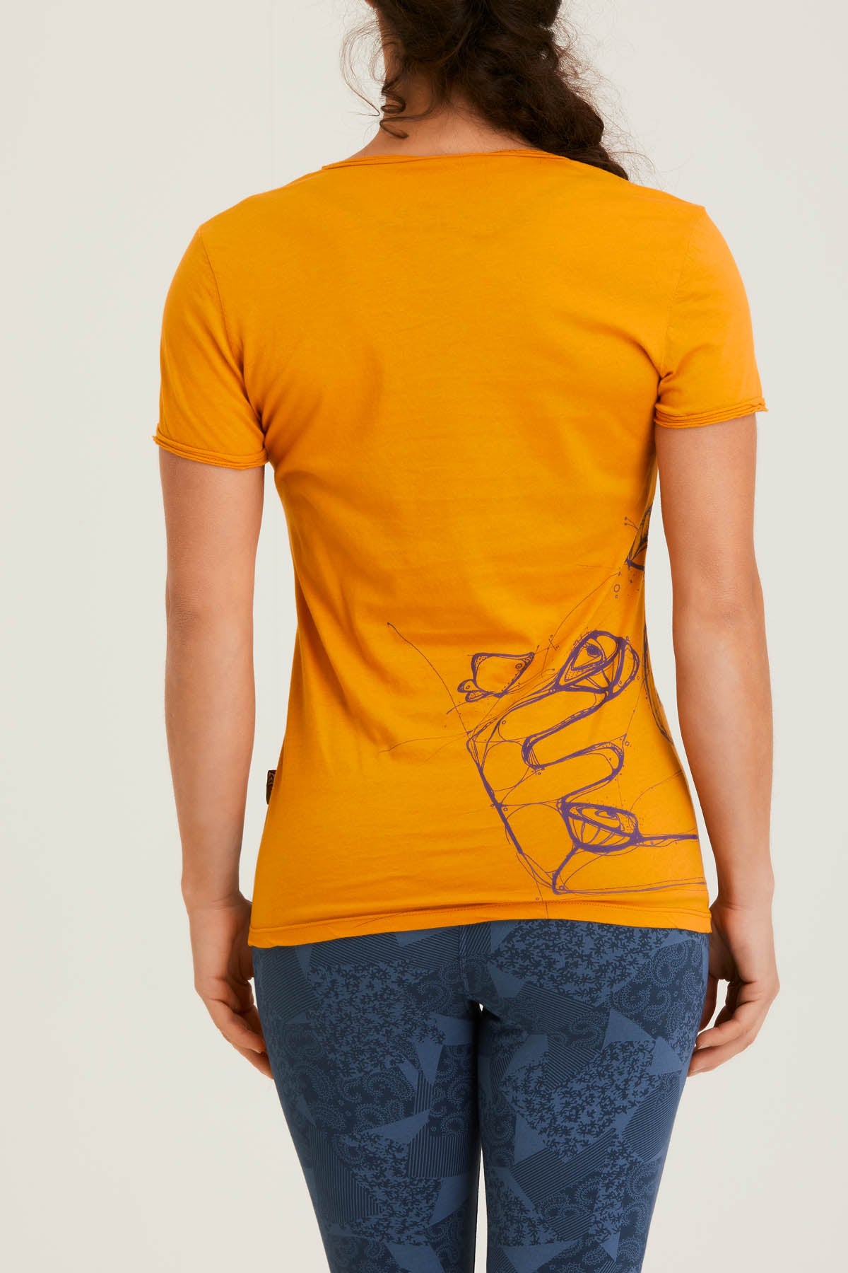 e9-reve-t-shirt-damen-sunflower-baumwolle-slim-fit image 2