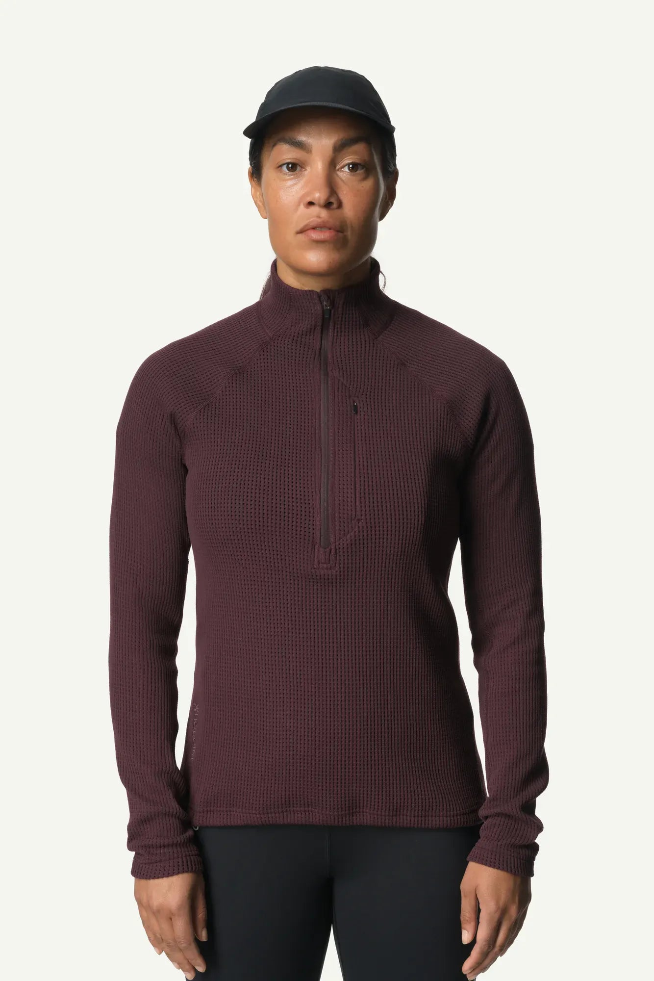 houdini-pace-w-s-pace-flow-half-zip-fleece-true-black-atmungsaktiv image 1