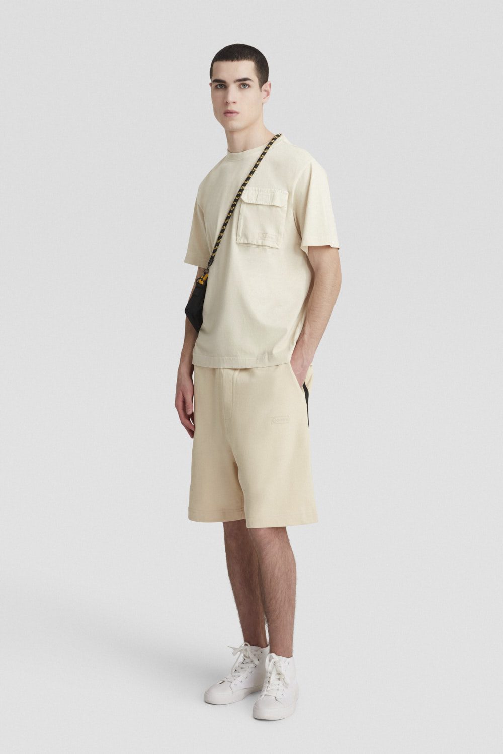 ciesse-outdoor-pantaloni-shorts-beige-baumwolle-kordel image 1