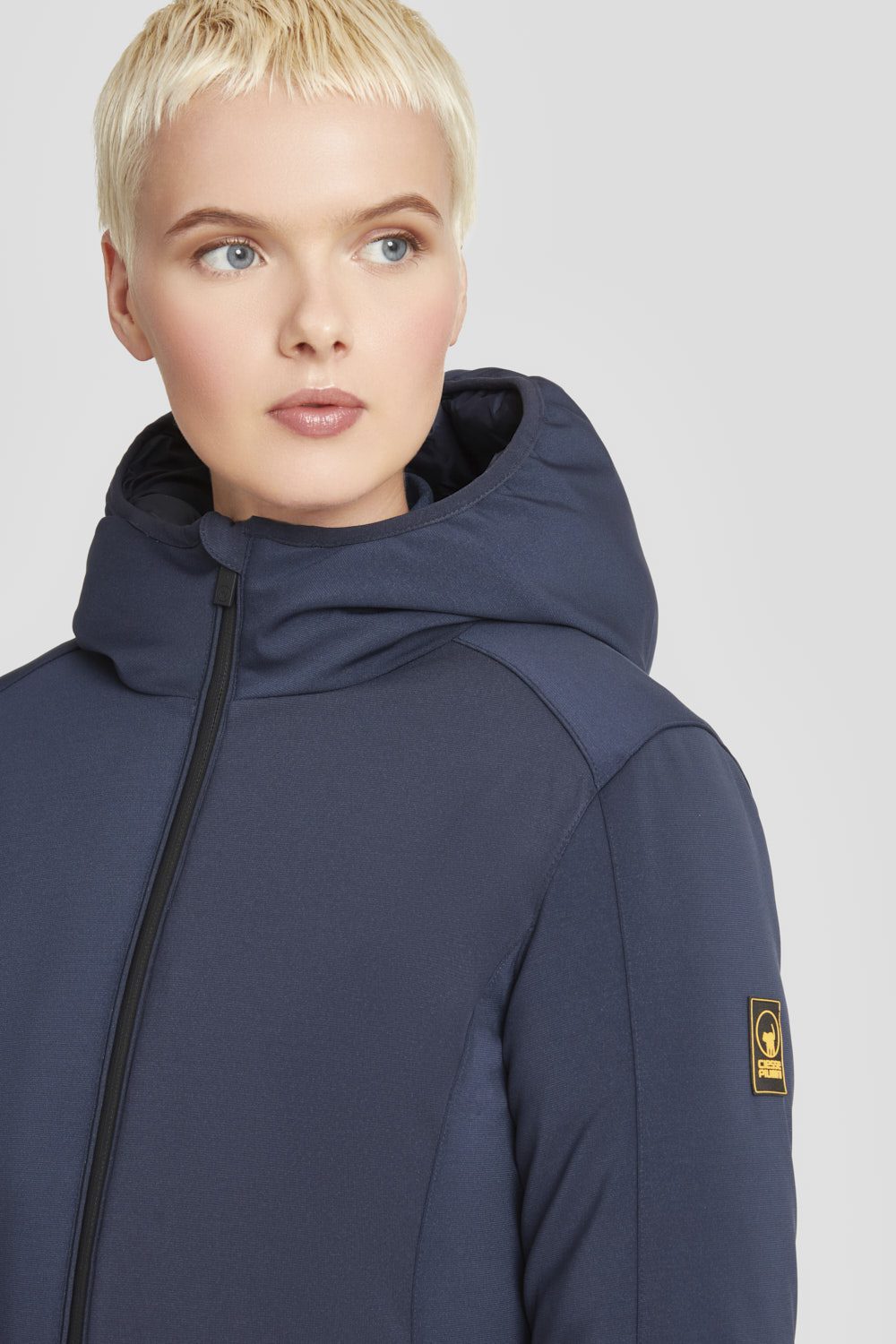 ciesse-outdoor-softshelljacke-lang-blau-wasserdicht-kapuze image 3
