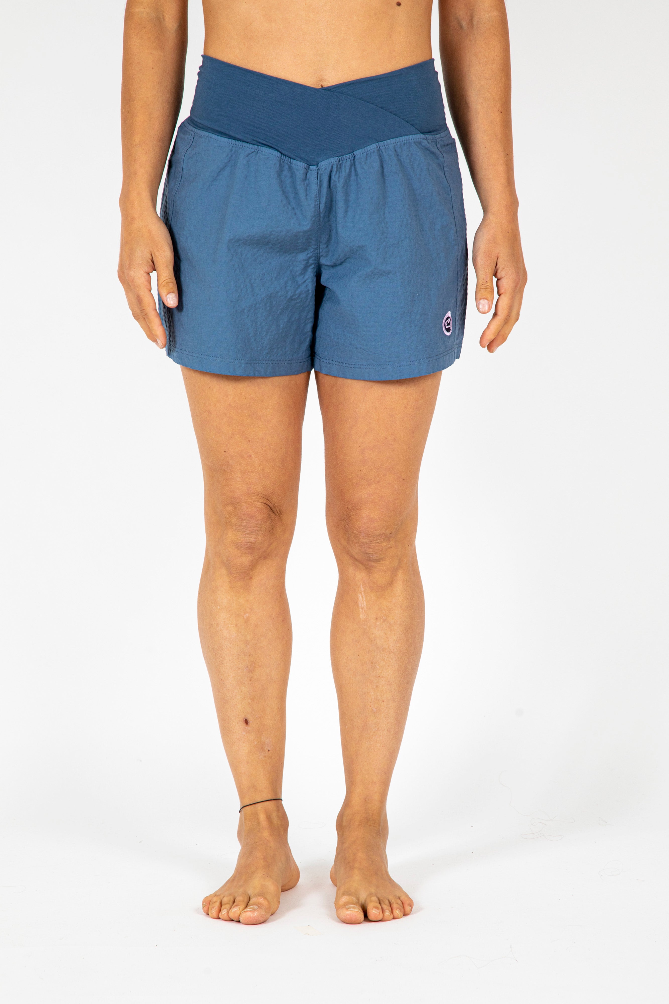 e9-priscilla-shorts-vintage-blue-baumwolle image 1