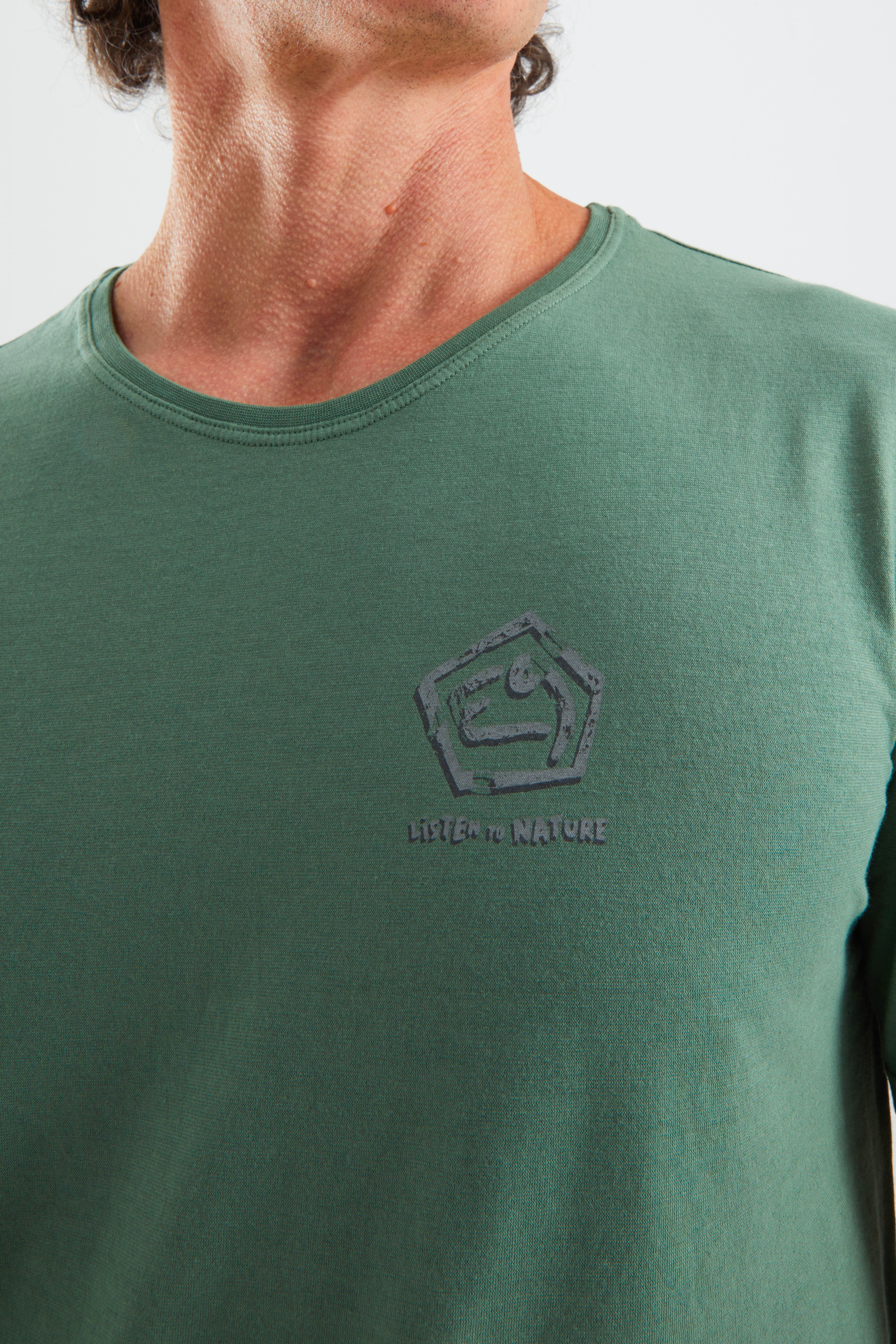 e9-sapiens-t-shirt-agave-829-gr-m-bio-baumwolle image 4