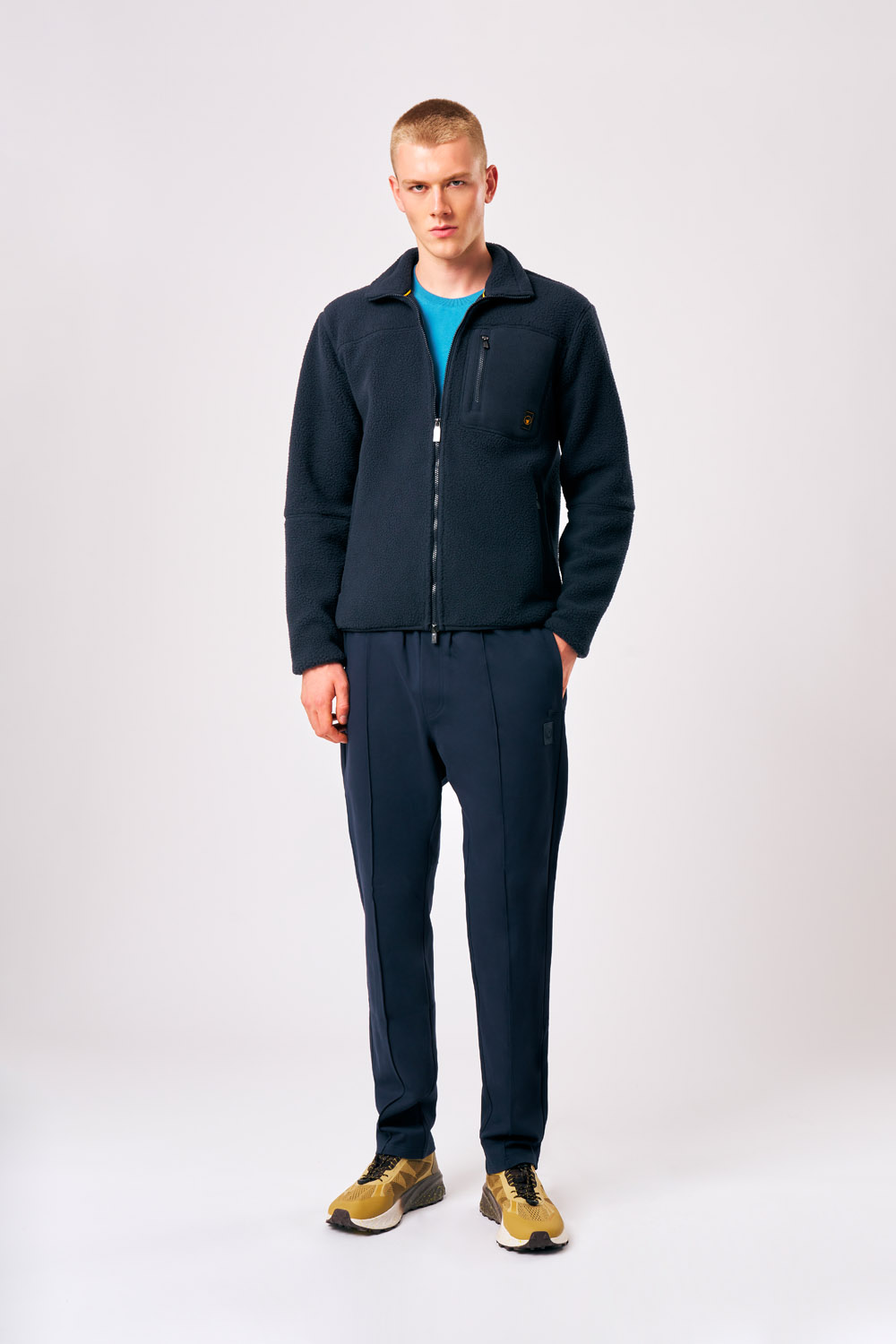 ciesse-outdoor-lionel-teddyjacke-herren-blau-full-zip-polyester image 2