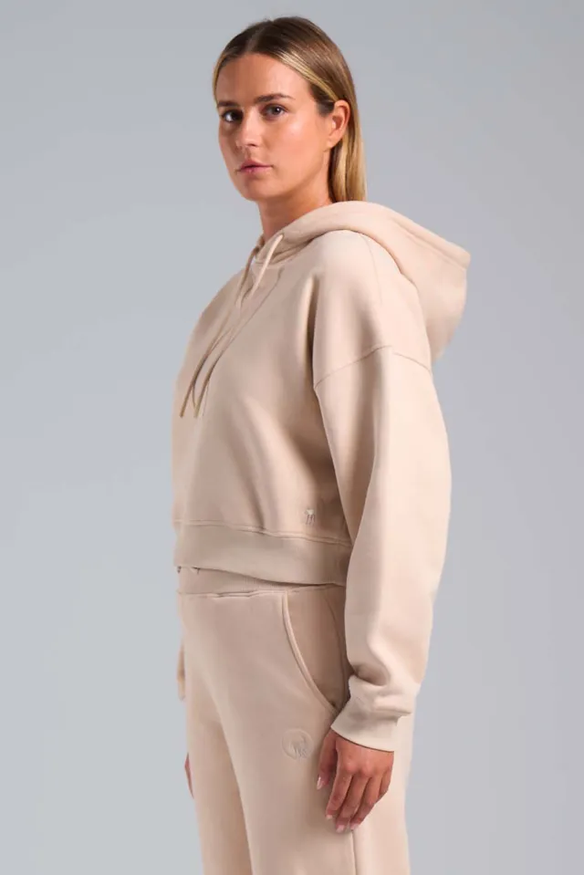 ciesse-outdoor-samar-crop-hoodie-grau-mit-kapuze-baumwolle image 1