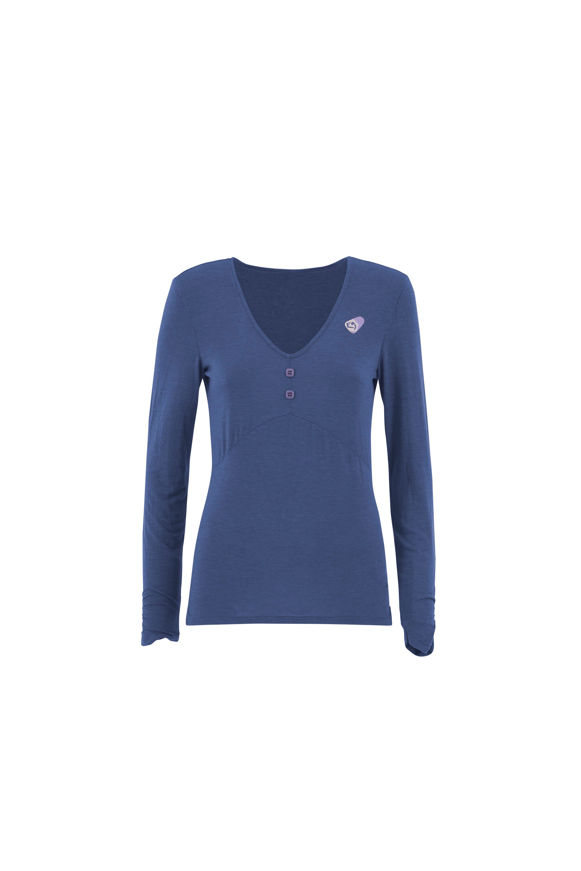 e9-lia2-langarmshirt-royal-blue-modal-v-ausschnitt image 7