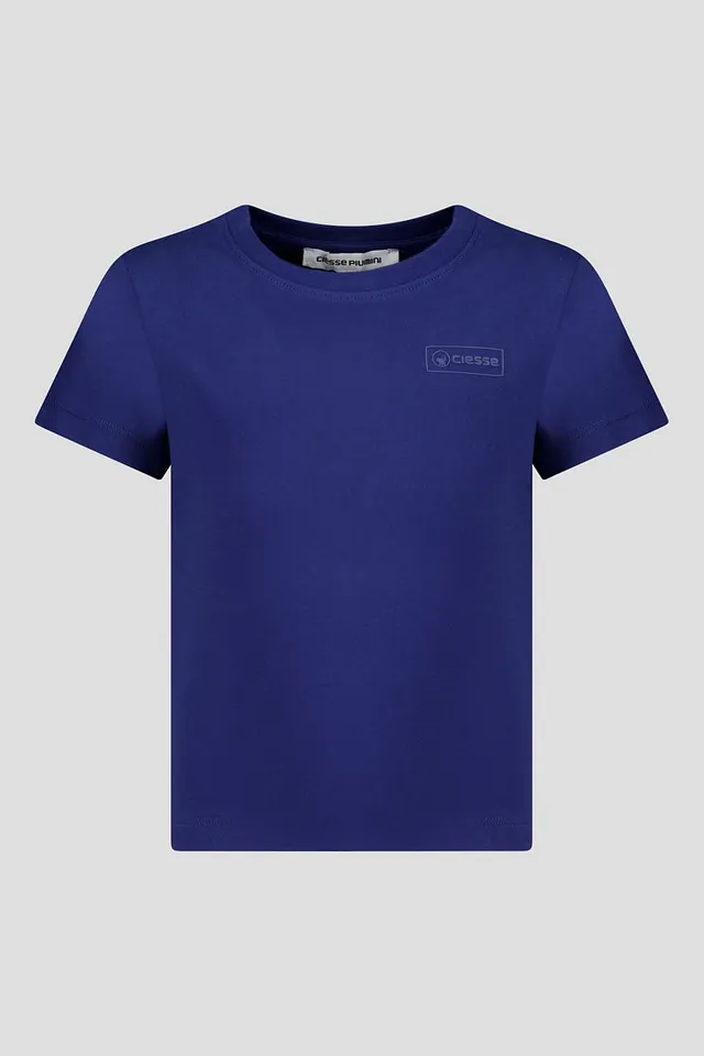 ciesse-t-shirt-basic-blau-kurzarm-baumwolle image 1