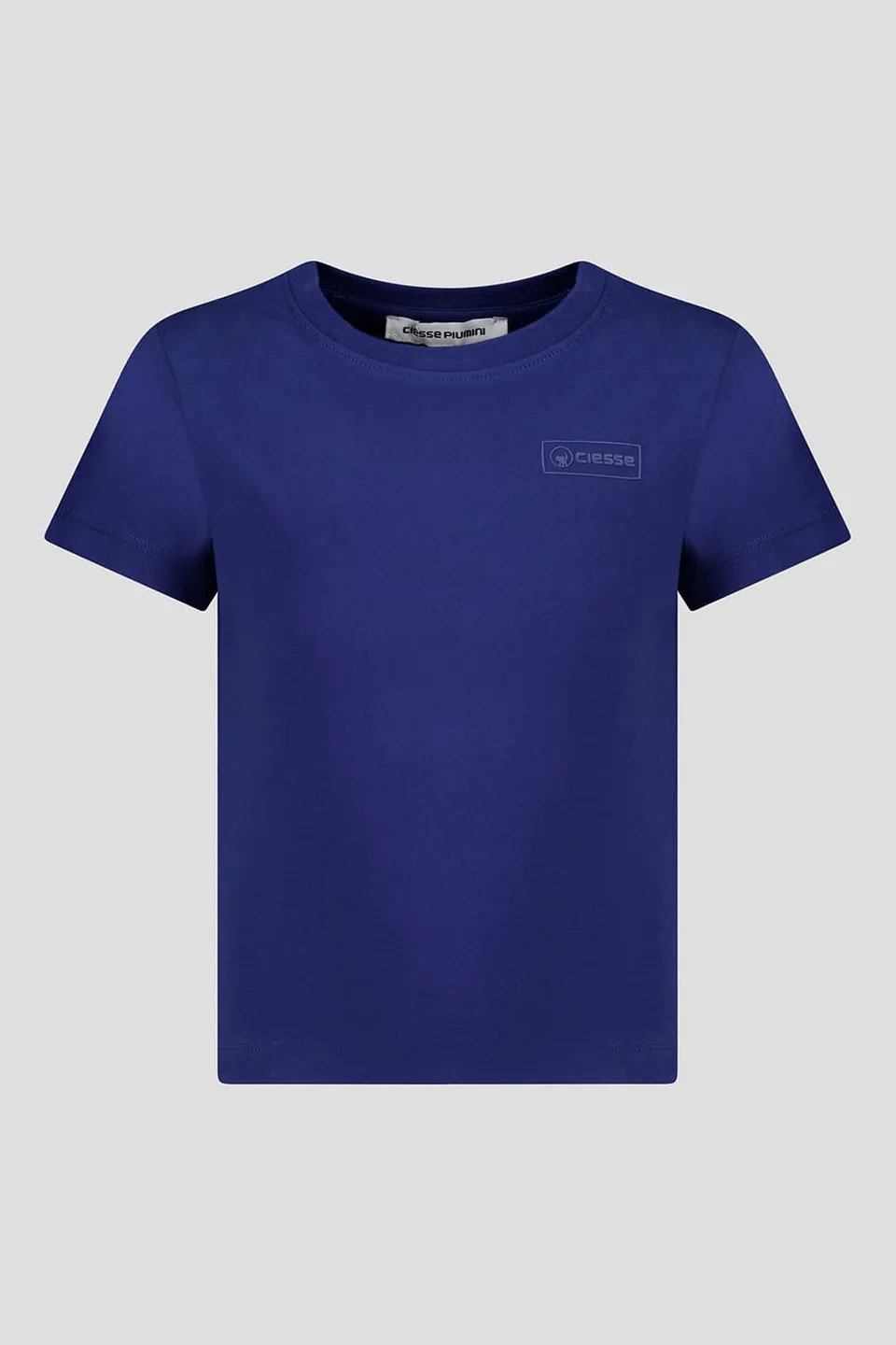 ciesse-t-shirt-basic-blau-kurzarm-baumwolle image 1