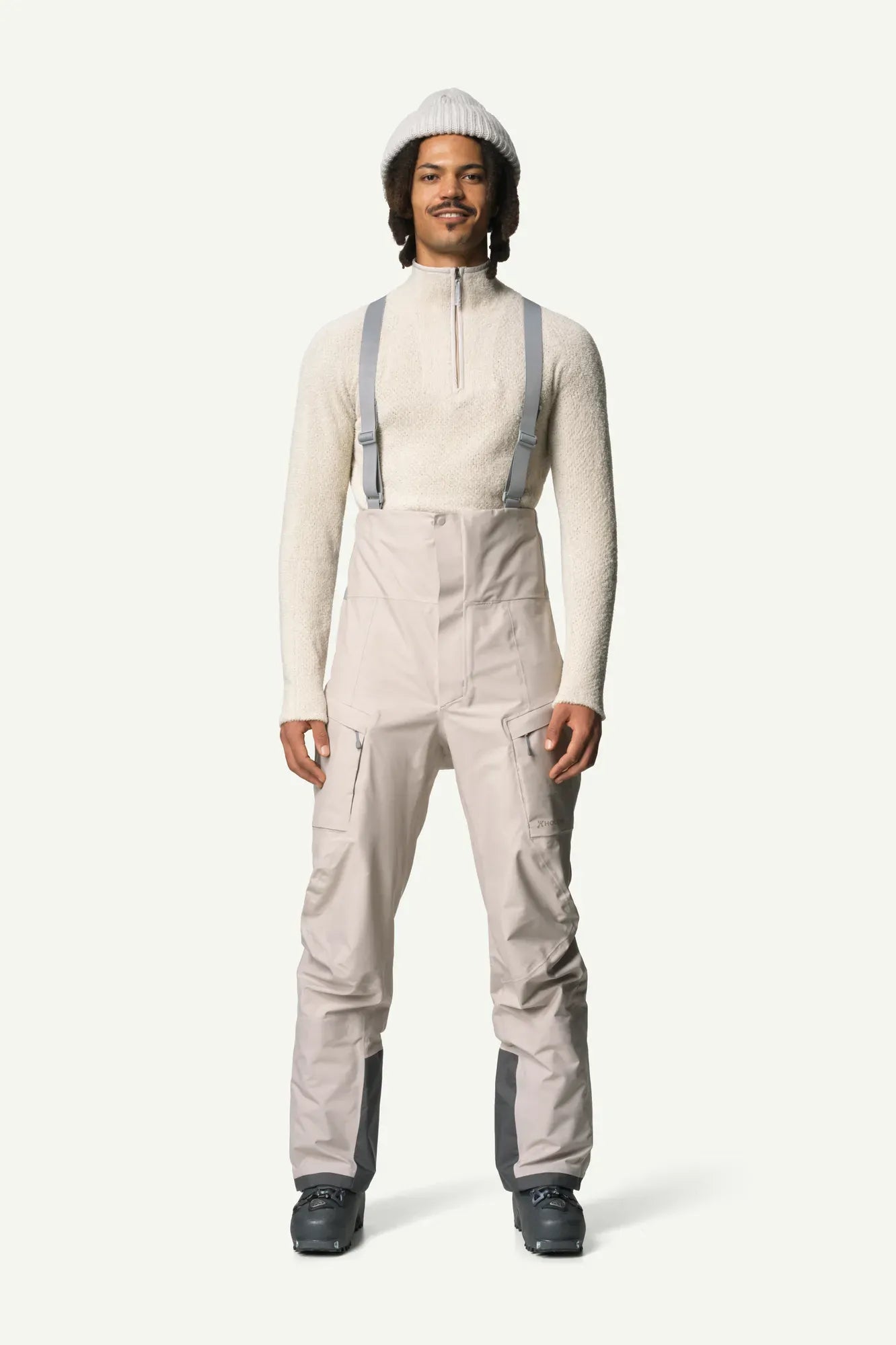houdini-m-s-rollercoaster-bib-pants-skihose-sandstorm-stretch image 1