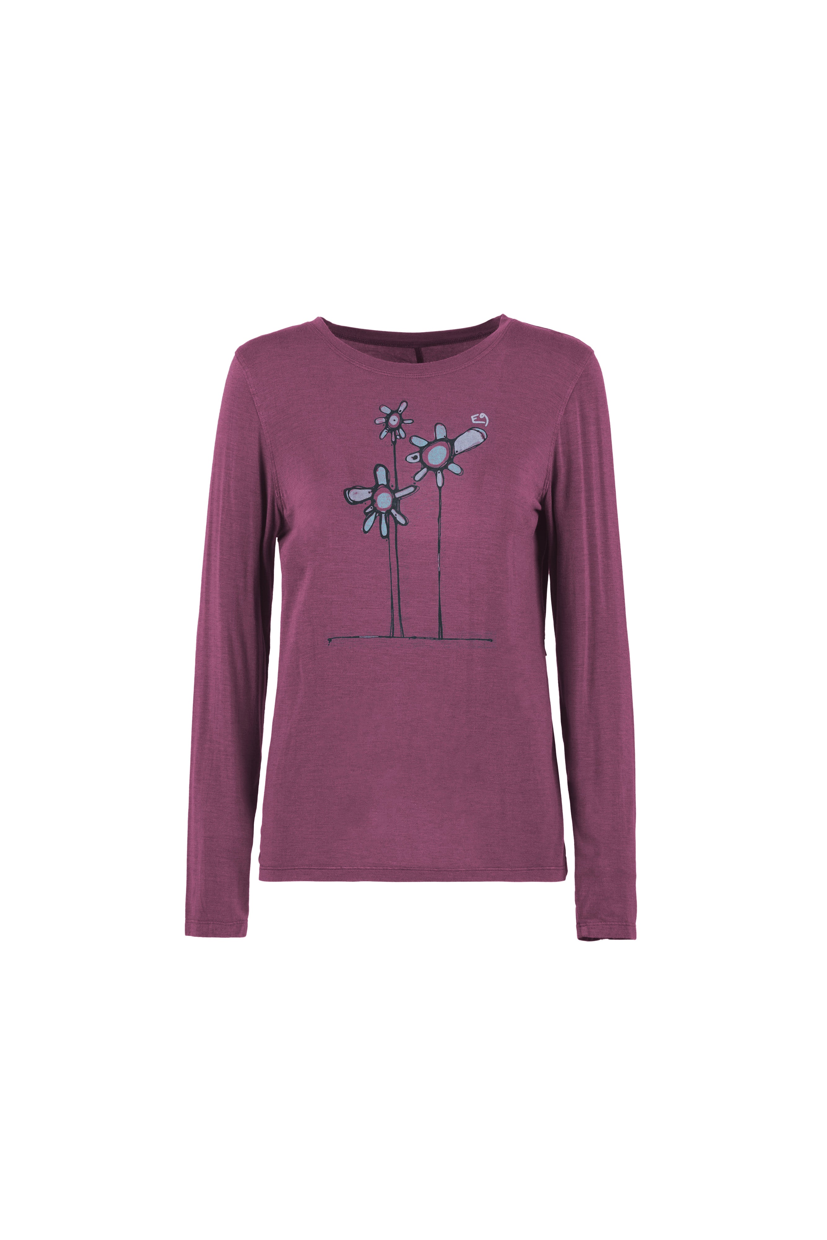e9-marika-langarmshirt-agave-slim-fit-modal image 5