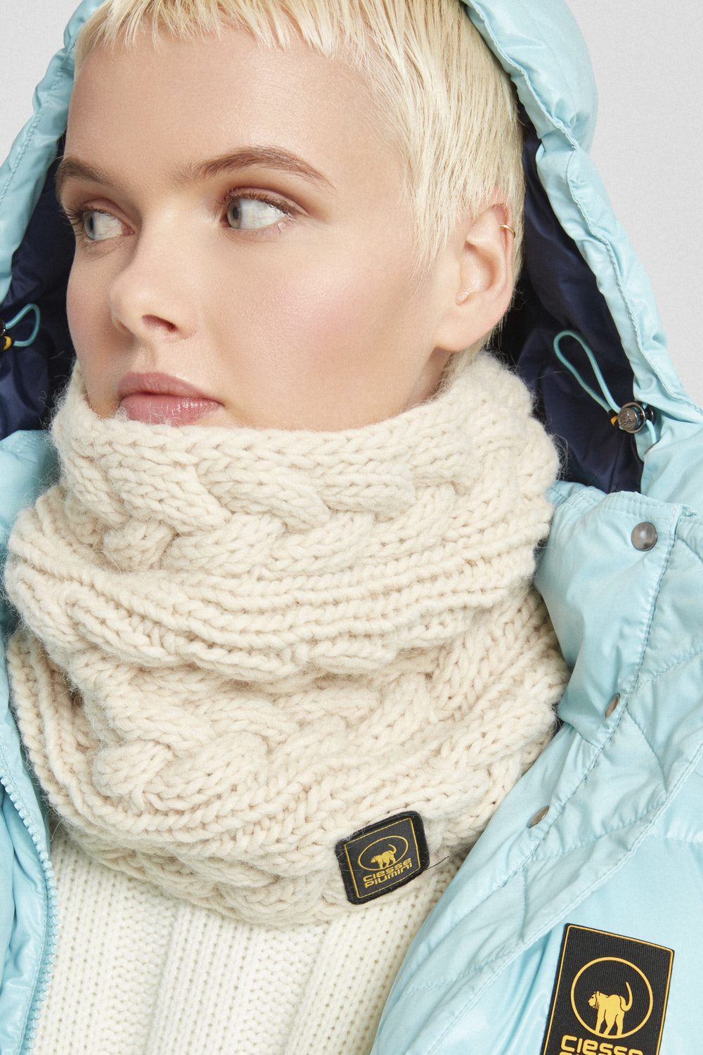 ciesse-halsw-rmer-loop-schal-beige-strick-wolle-alpaka image 5