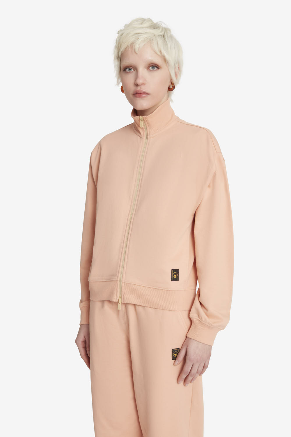 ciesse-outdoor-raquel-sweatshirt-rosa-stehkragen-baumwolle image 2