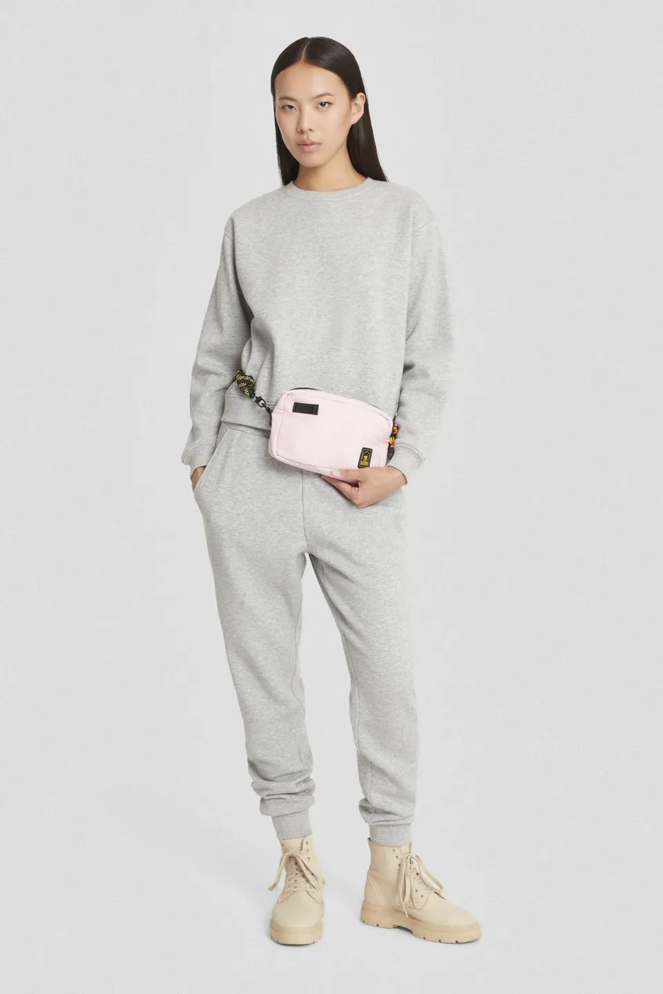 ciesse-pantaloni-jogginghose-grau-lang-kordelzug-baumwolle image 1