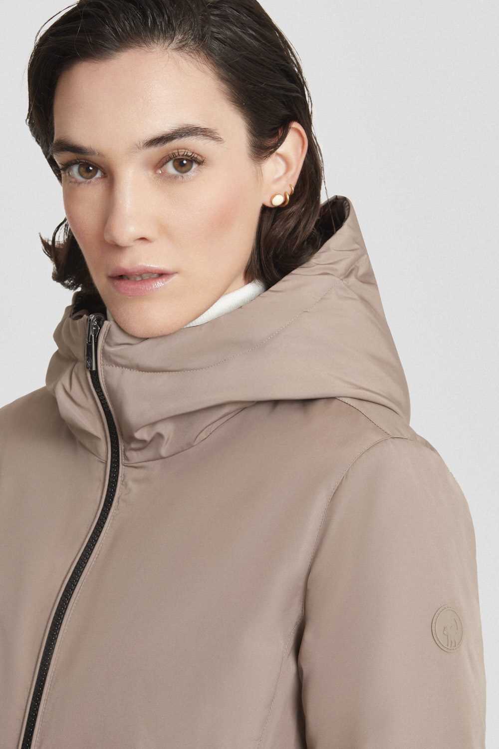 ciesse-outdoor-wende-daunenjacke-braun-kurz-reversibel image 3