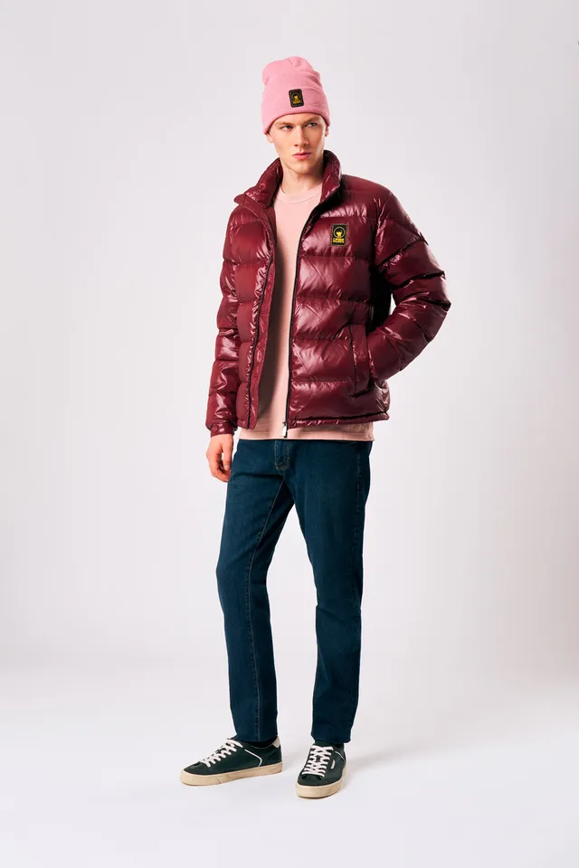 ciesse-omar-daunenjacke-bordeaux-herren-echt-daune image 1