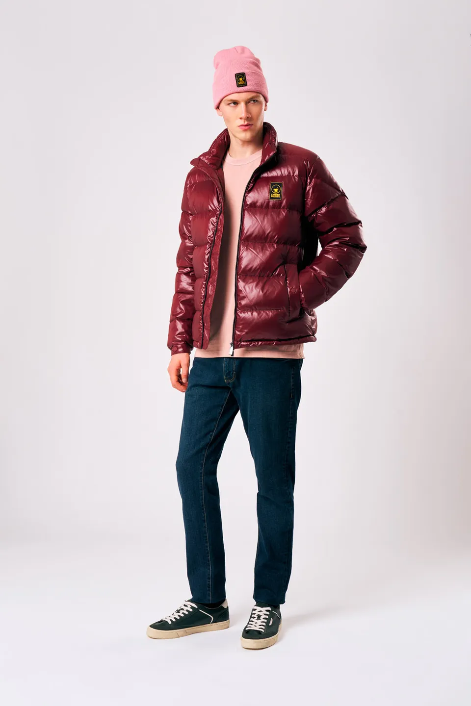 ciesse-omar-daunenjacke-bordeaux-herren-echt-daune image 1