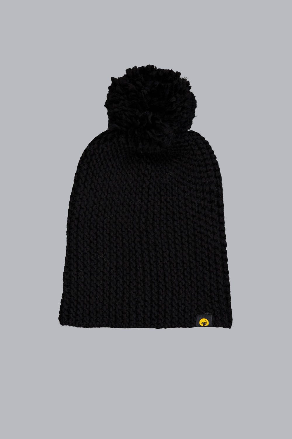ciesse-licy-m-tze-schwarz-strick-mit-bommel image 1