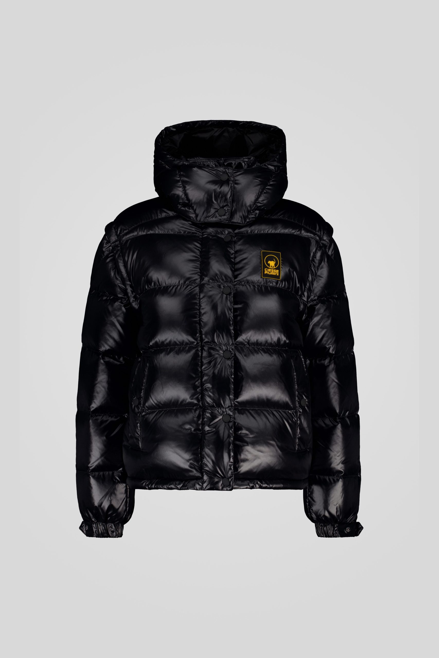 ciesse-outdoor-piumino-schwarze-steppjacke-mit-kapuze-weste image 6