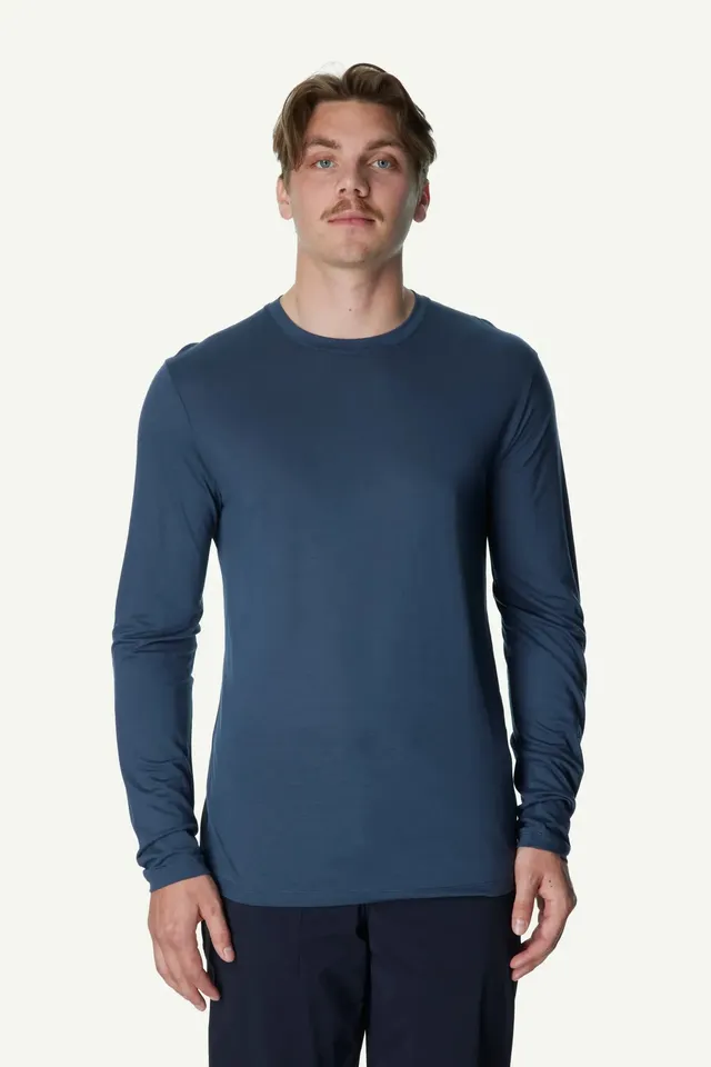 houdini-tree-ls-tee-langarmshirt-true-black-lyocell image 1