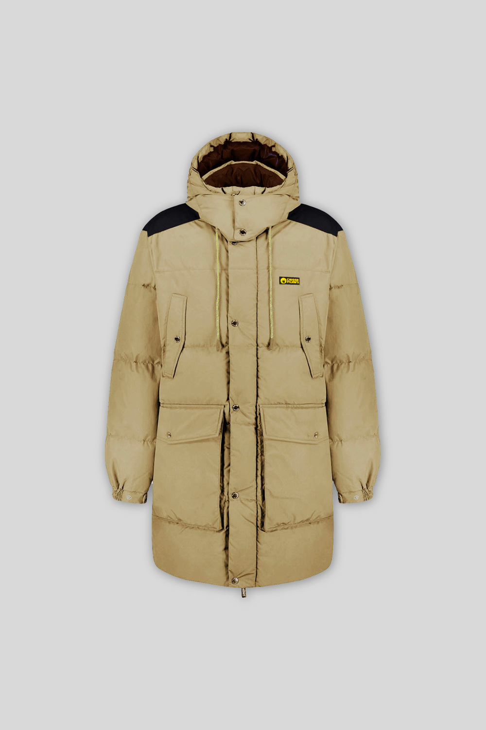 ciesse-outdoor-canada-daunenmantel-beige-4-taschen-recycelt image 1