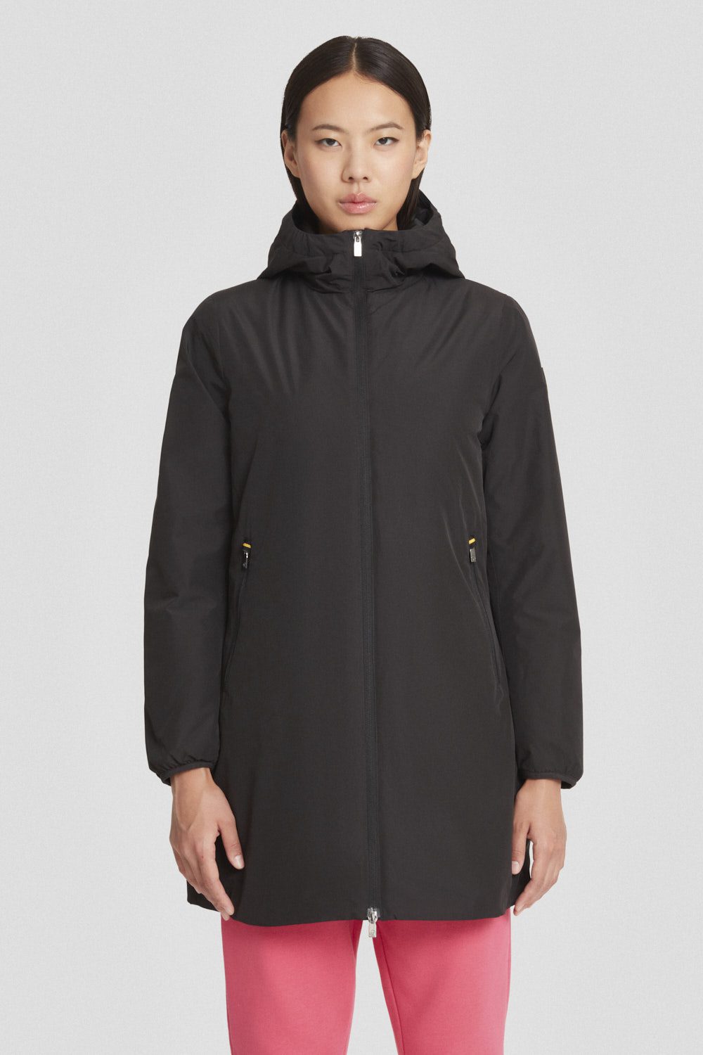 ciesse-outdoor-winterjacke-lang-schwarz-kapuze-dwr-2 image 2