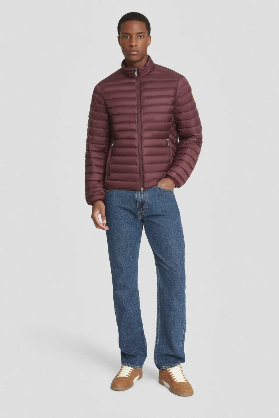 ciesse-outdoor-daunenjacke-mahagoni-leicht-ohne-kapuze-800fp image 1