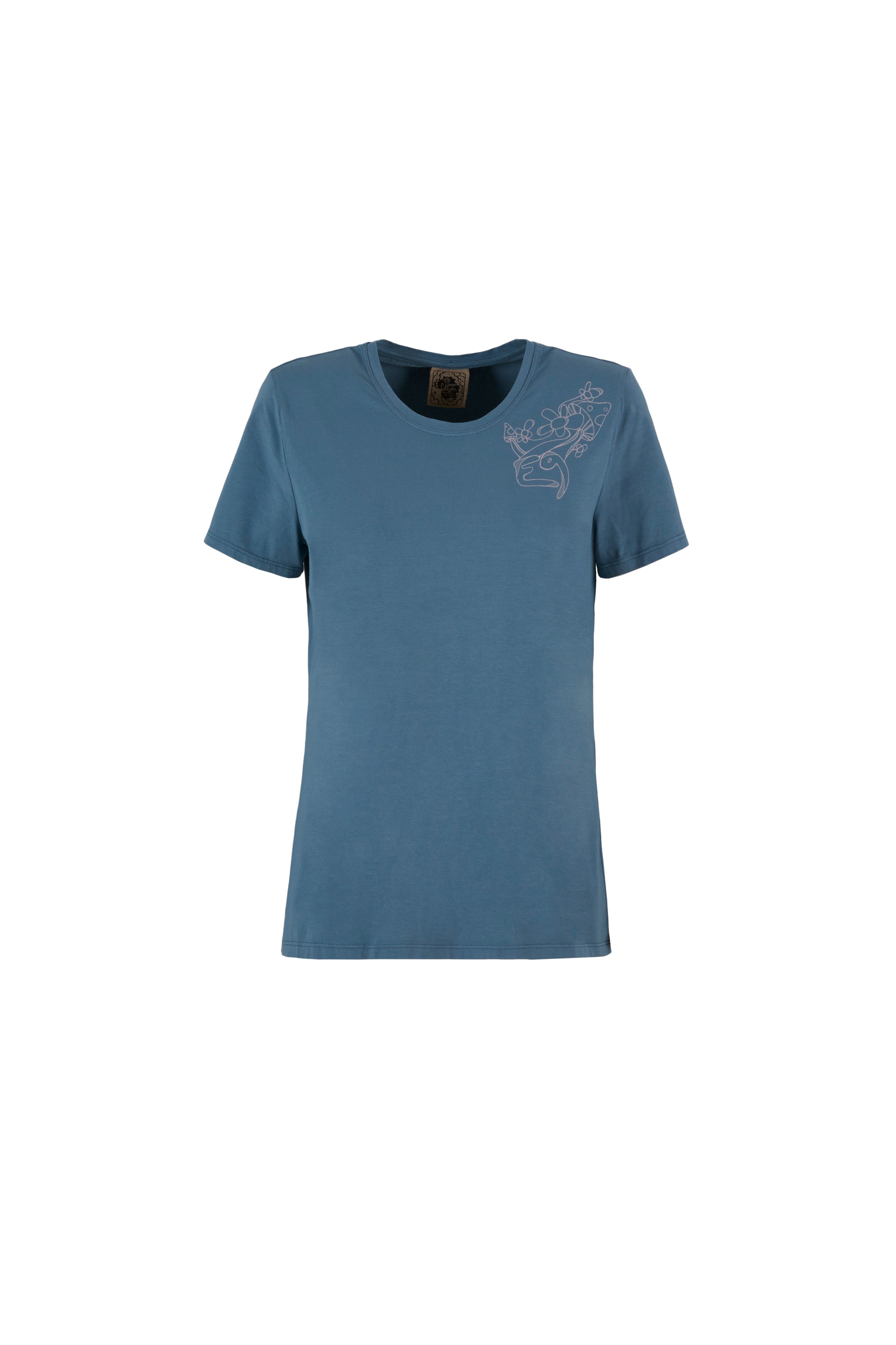 e9-mush-t-shirt-agave-829-bio-baumwolle-slim-fit image 8