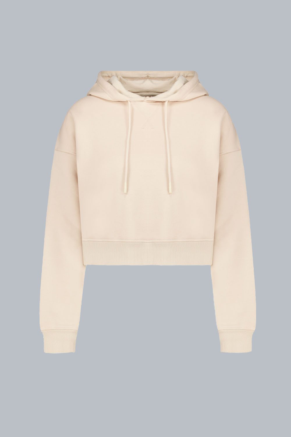 ciesse-outdoor-samar-crop-hoodie-grau-mit-kapuze-baumwolle image 2