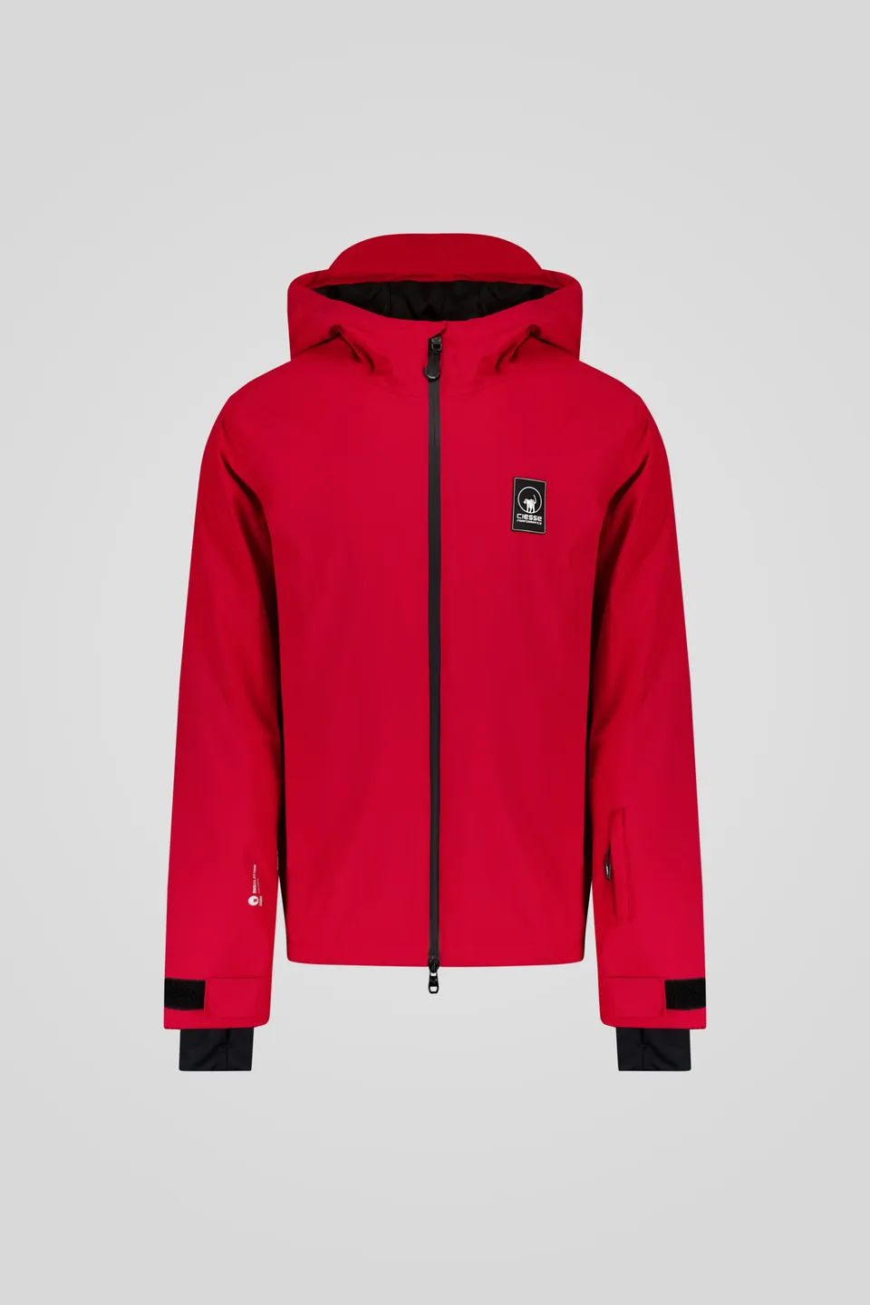 ciesse-skijacke-rot-wasserdicht-4-wege-stretch-kapuze image 1