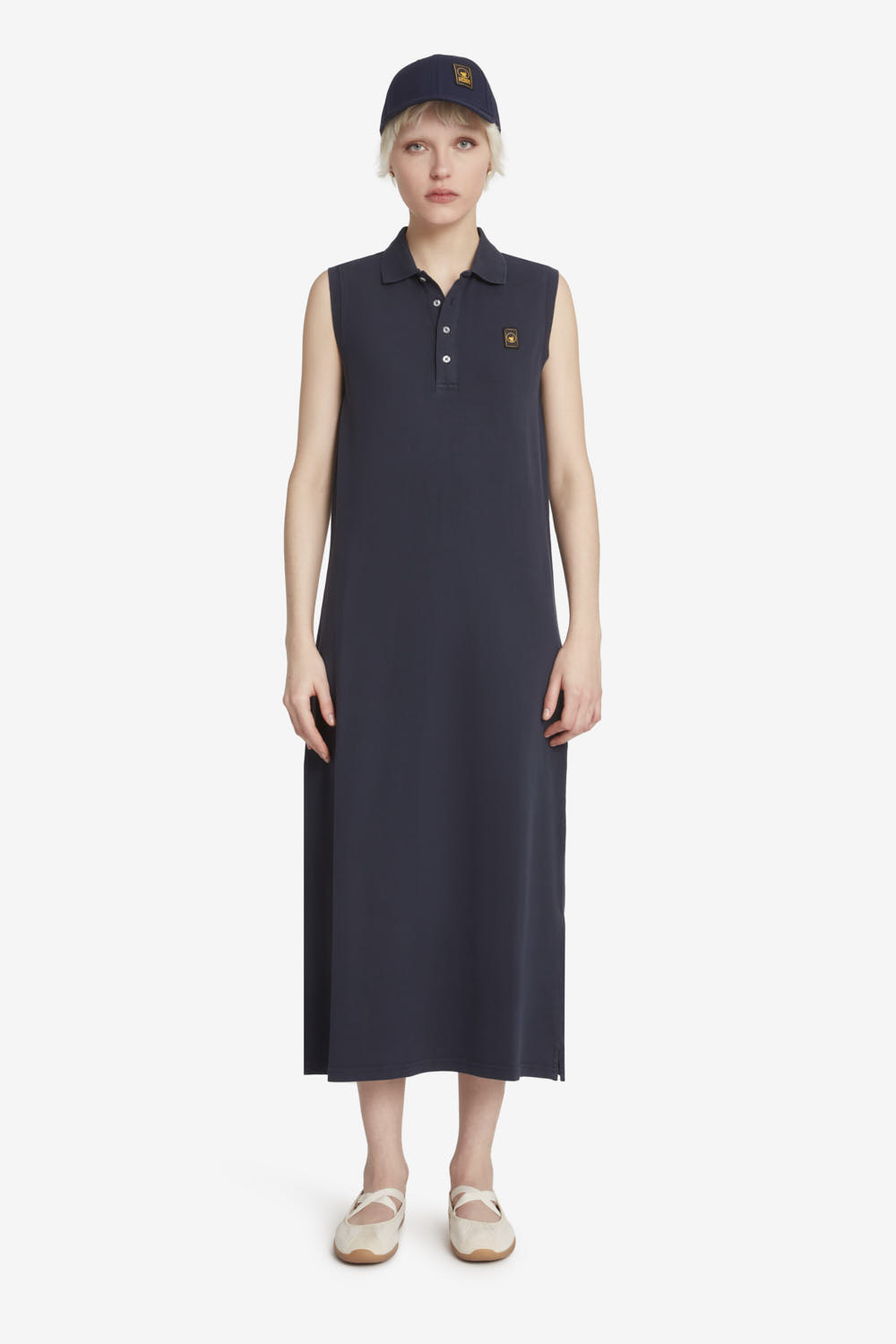 ciesse-outdoor-sabi-polokleid-damen-dunkelblau-baumwolle image 1