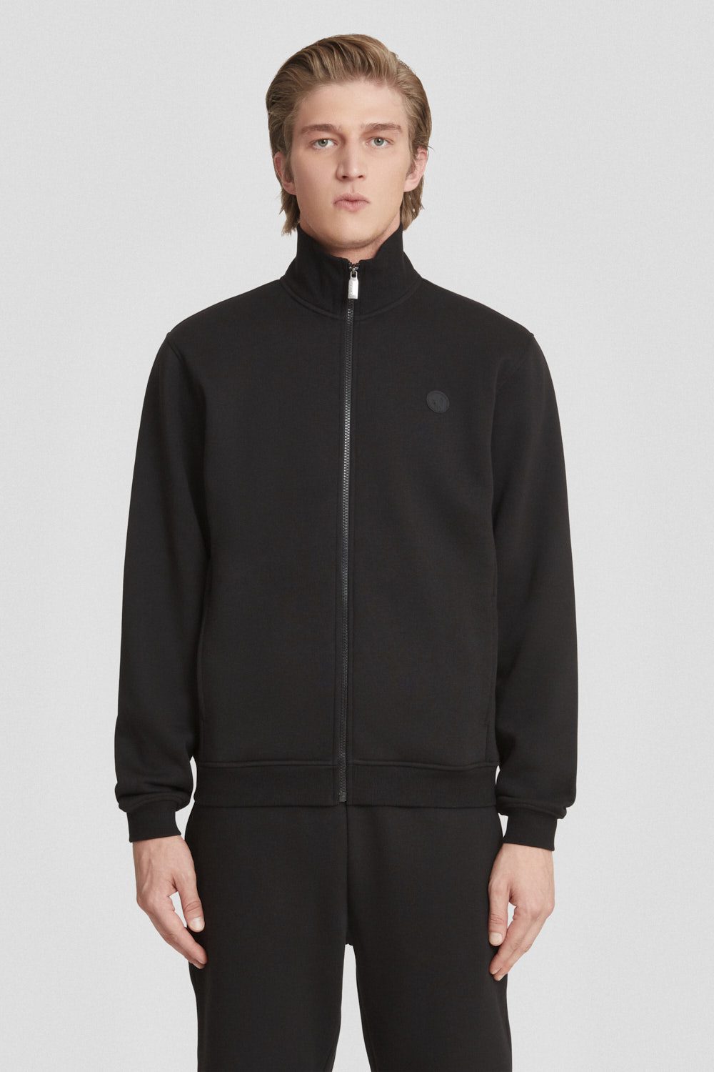 ciesse-felpe-sweatjacke-schwarz-baumwolle-zip image 1