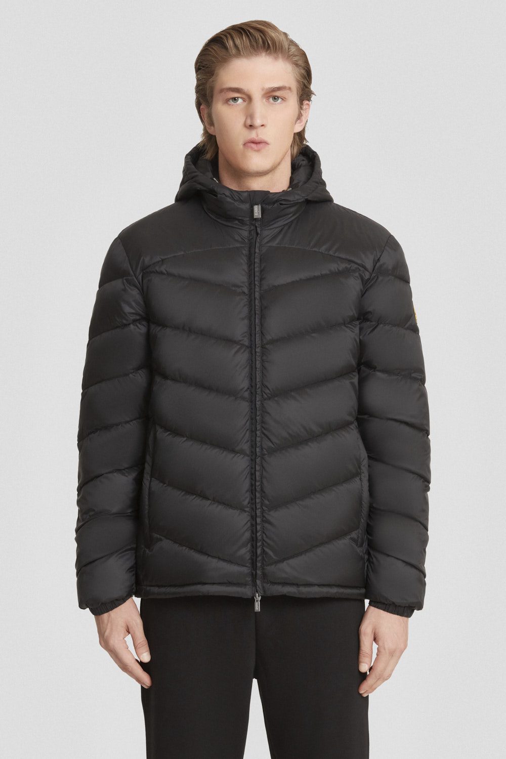 ciesse-outdoor-piumino-steppjacke-herren-schwarz-recycling-nylon image 2