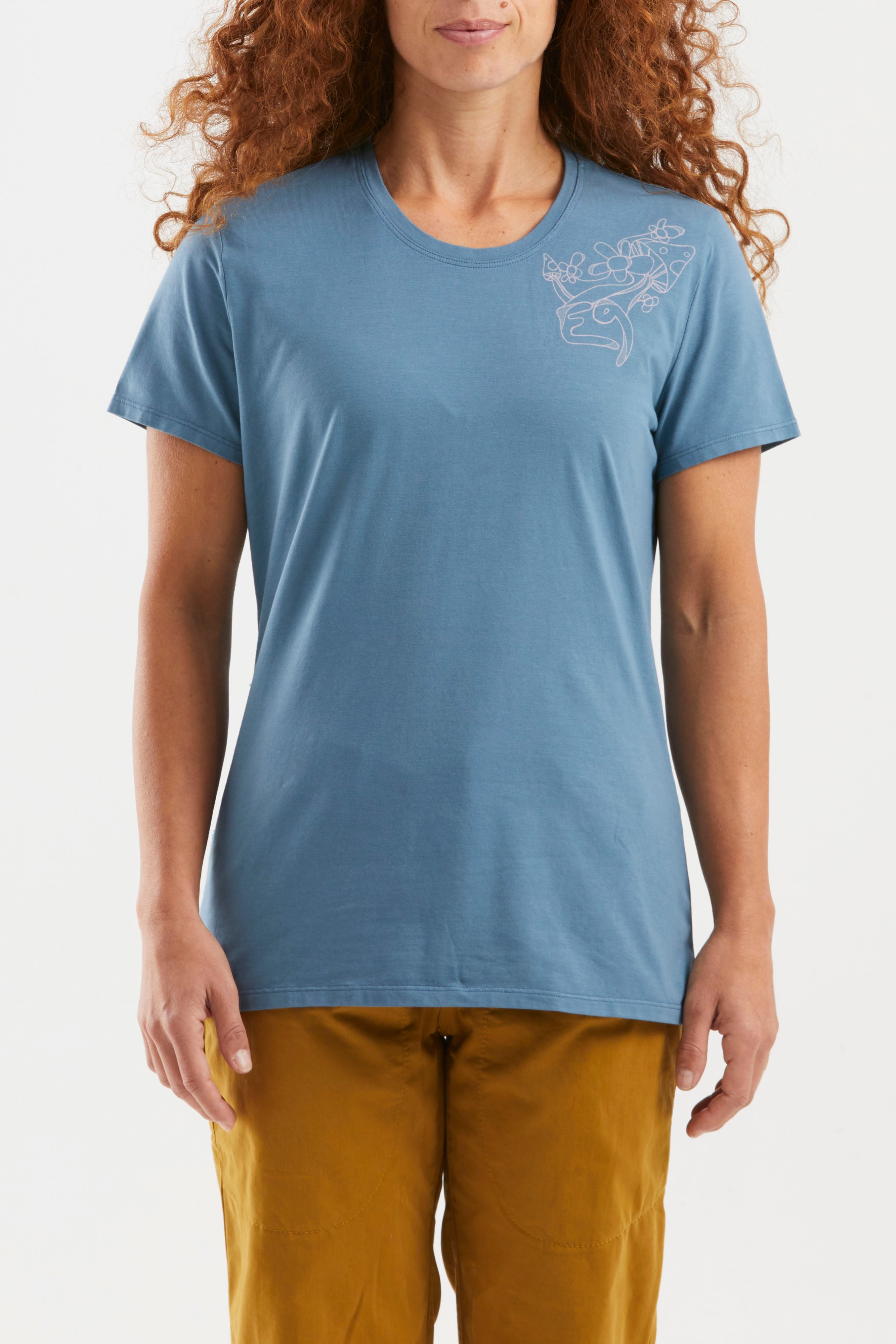e9-mush-t-shirt-agave-829-bio-baumwolle-slim-fit image 2