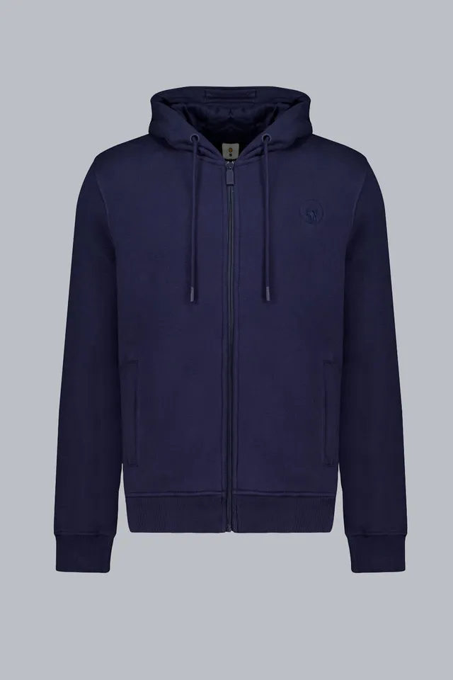 ciesse-outdoor-hazy-2-0-hoodie-herren-blau-full-zip-baumwolle image 1