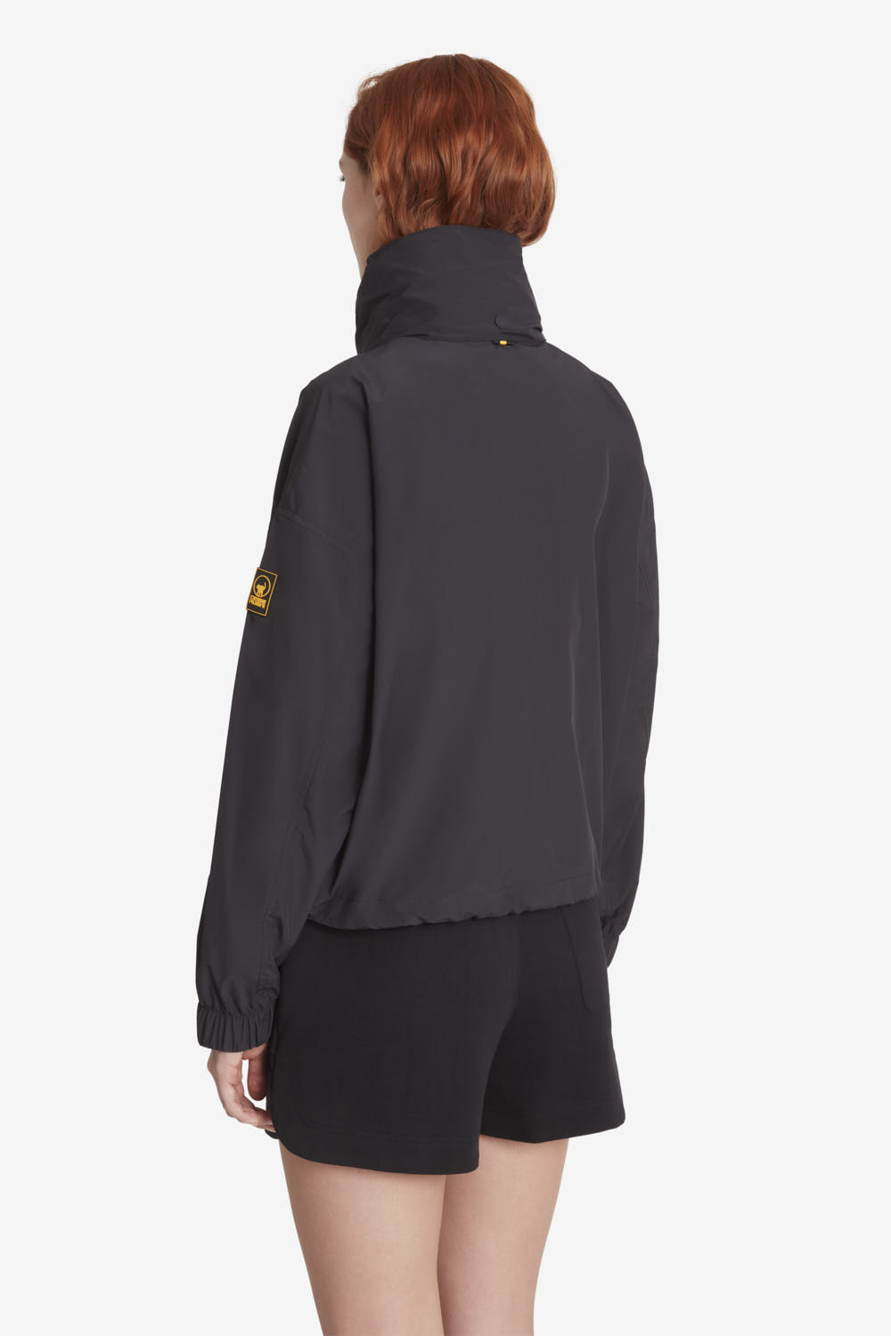 ciesse-lana-kurze-jacke-schwarz-damen-kapuze image 4
