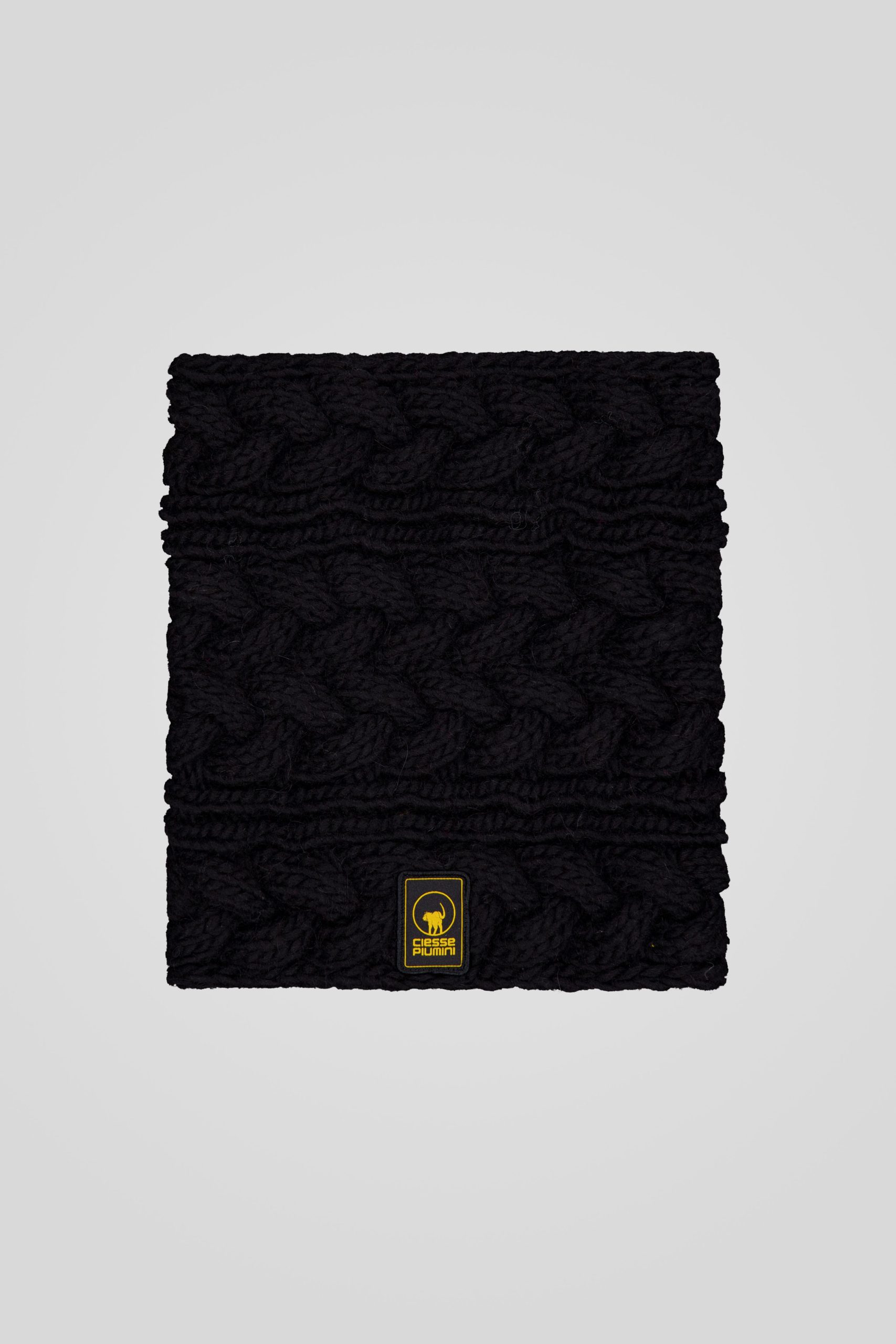 ciesse-halsw-rmer-schwarz-strick-wolle-alpaka-loop image 1