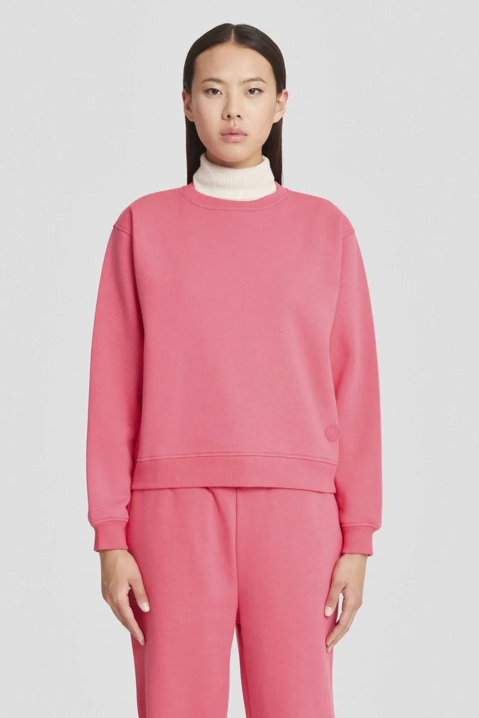 ciesse-felpe-sweatshirt-fuchsia-rundhals-baumwollmix image 1