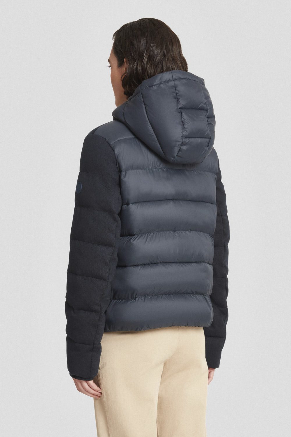 ciesse-giacche-leggere-jacke-blau-nylon-kapuze image 4