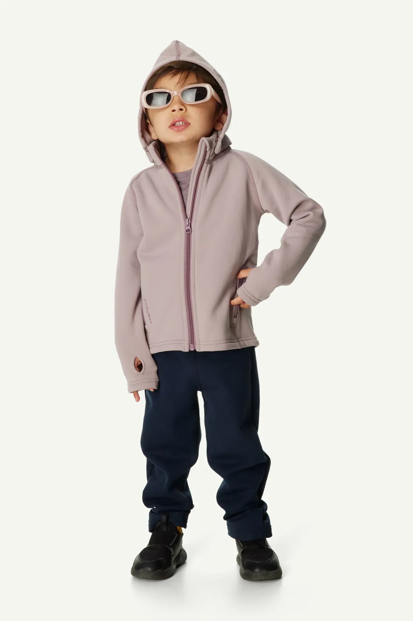 houdini-power-houdi-fleecejacke-kinder-sky-purple-warm image 2