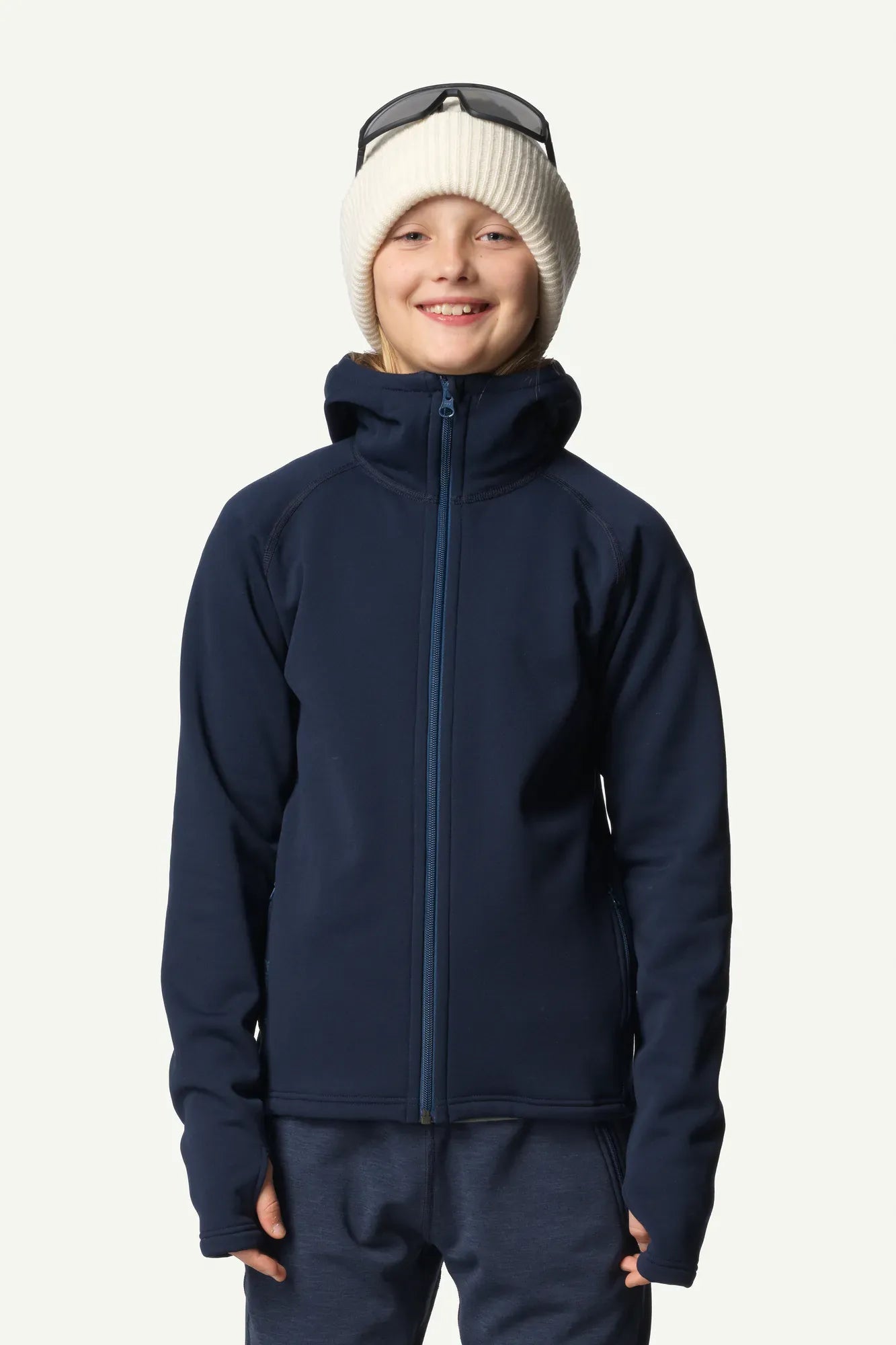 houdini-power-houdi-fleecejacke-kinder-baremark-green image 5