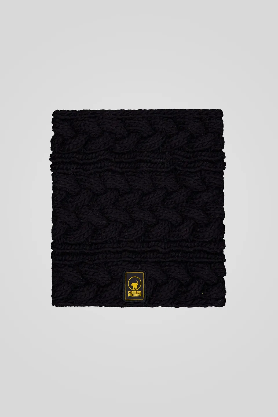 ciesse-halsw-rmer-schwarz-strick-wolle-alpaka-loop image 1