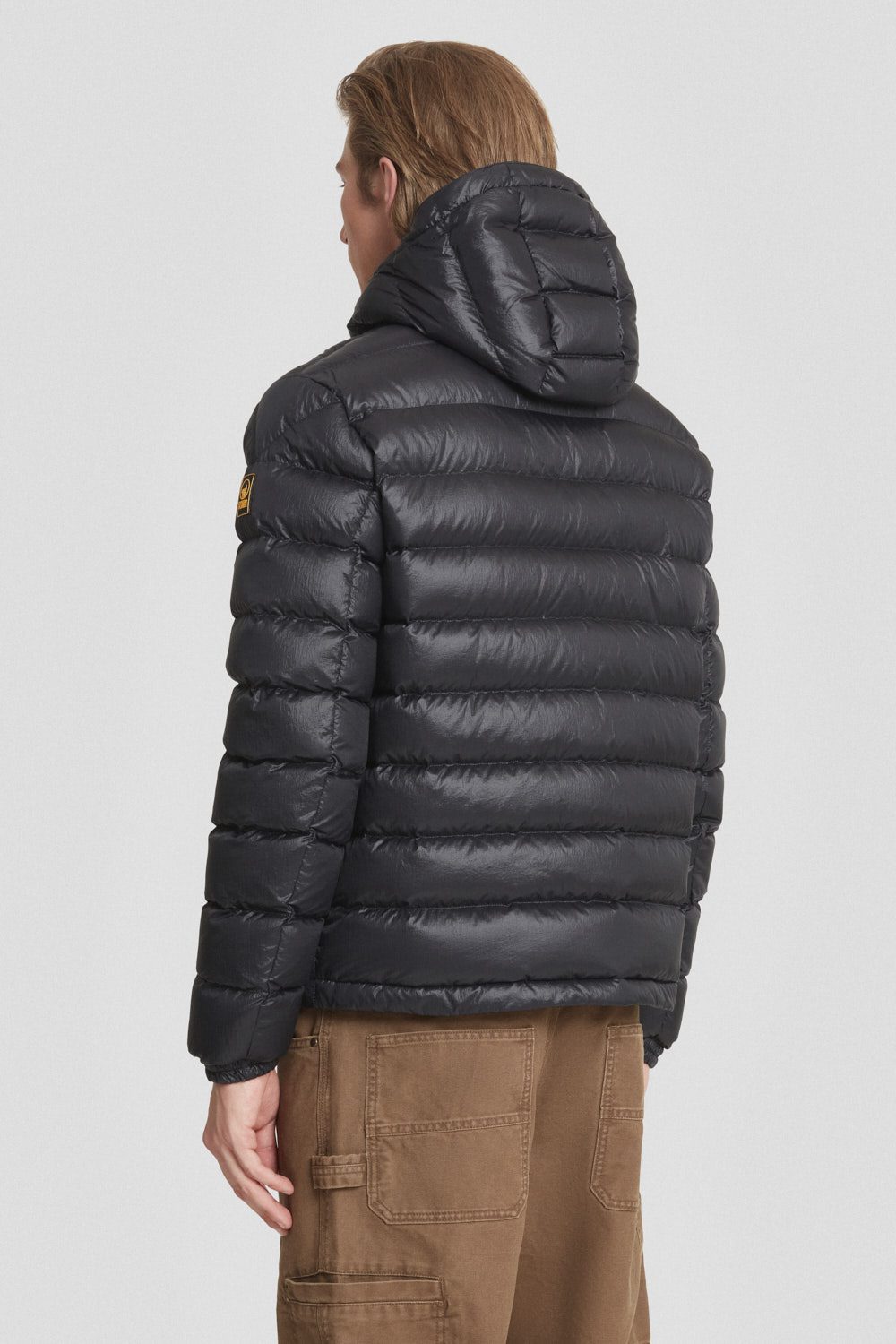 ciesse-piumini-daunenjacke-kurz-schwarz-mit-kapuze image 4