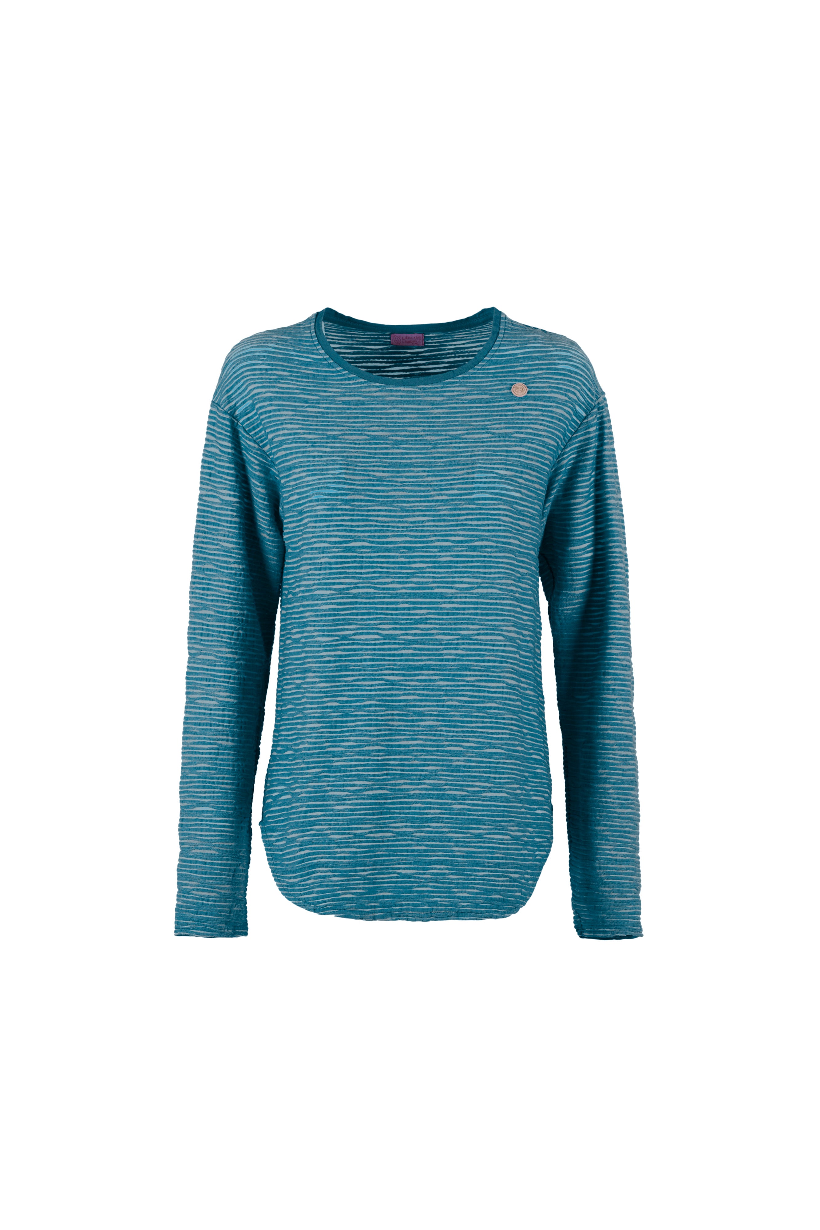 e9-kyla-langarmshirt-amythist-jacquard-regular-fit image 5
